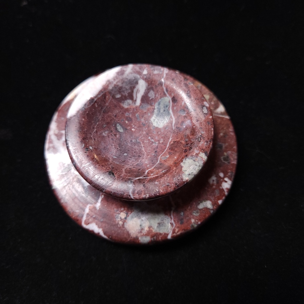Red Zebra Jasper Ball Stand