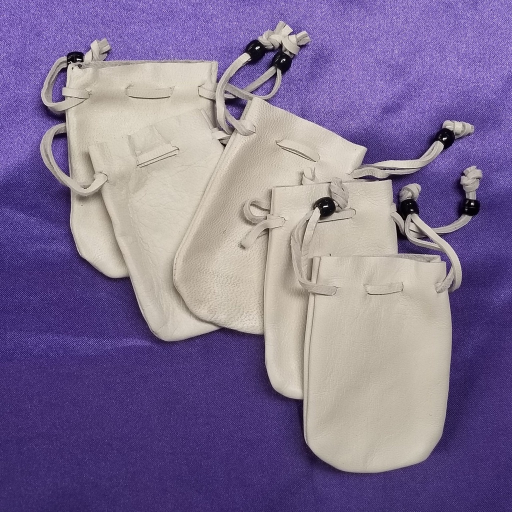Leather Drawstring Pouch