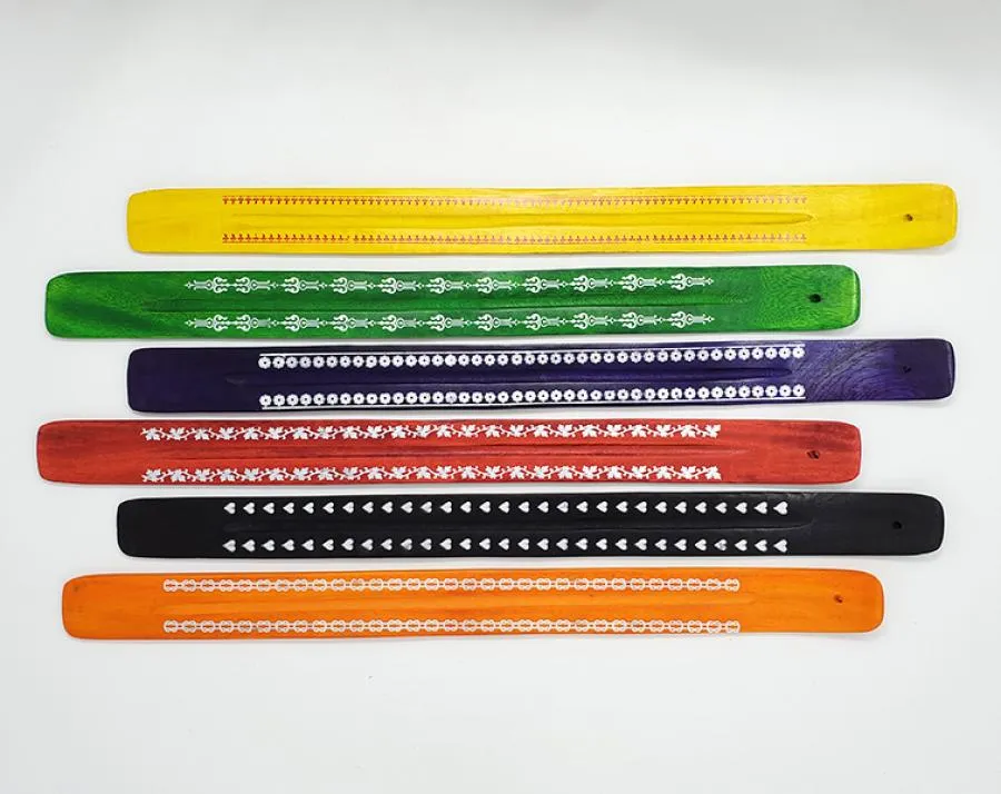 [163104011808] Jumbo Painted Wooden Ash Catchers (Orange)