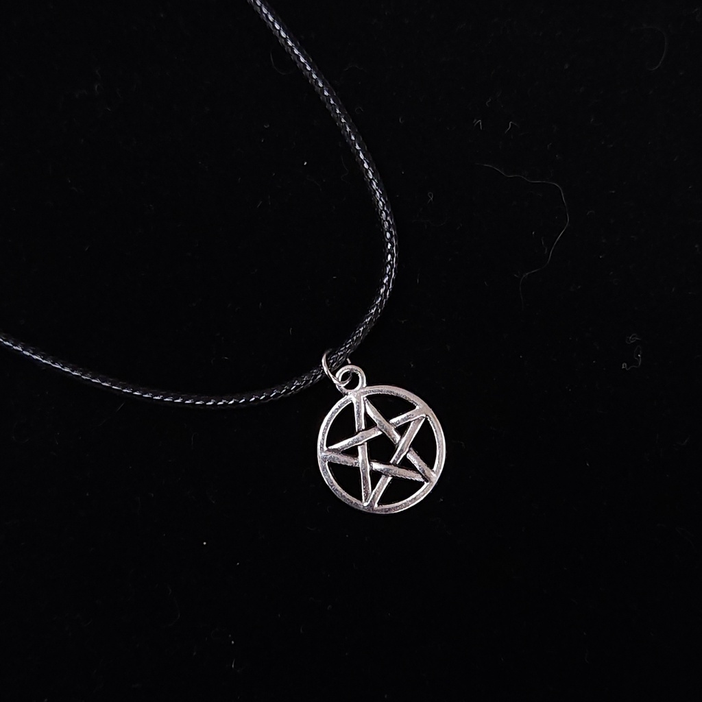 [6315130555] Simple Pentagram Necklaces (Bronze)