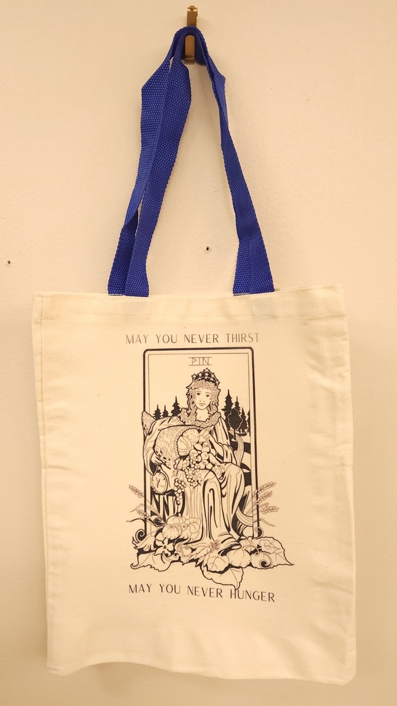 [10074] Demeter Tote Bags (Dark Blue)