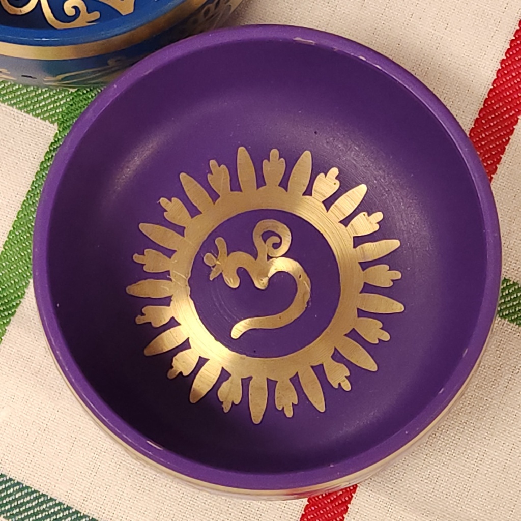 Brass 4" Chakra Singing Bowls