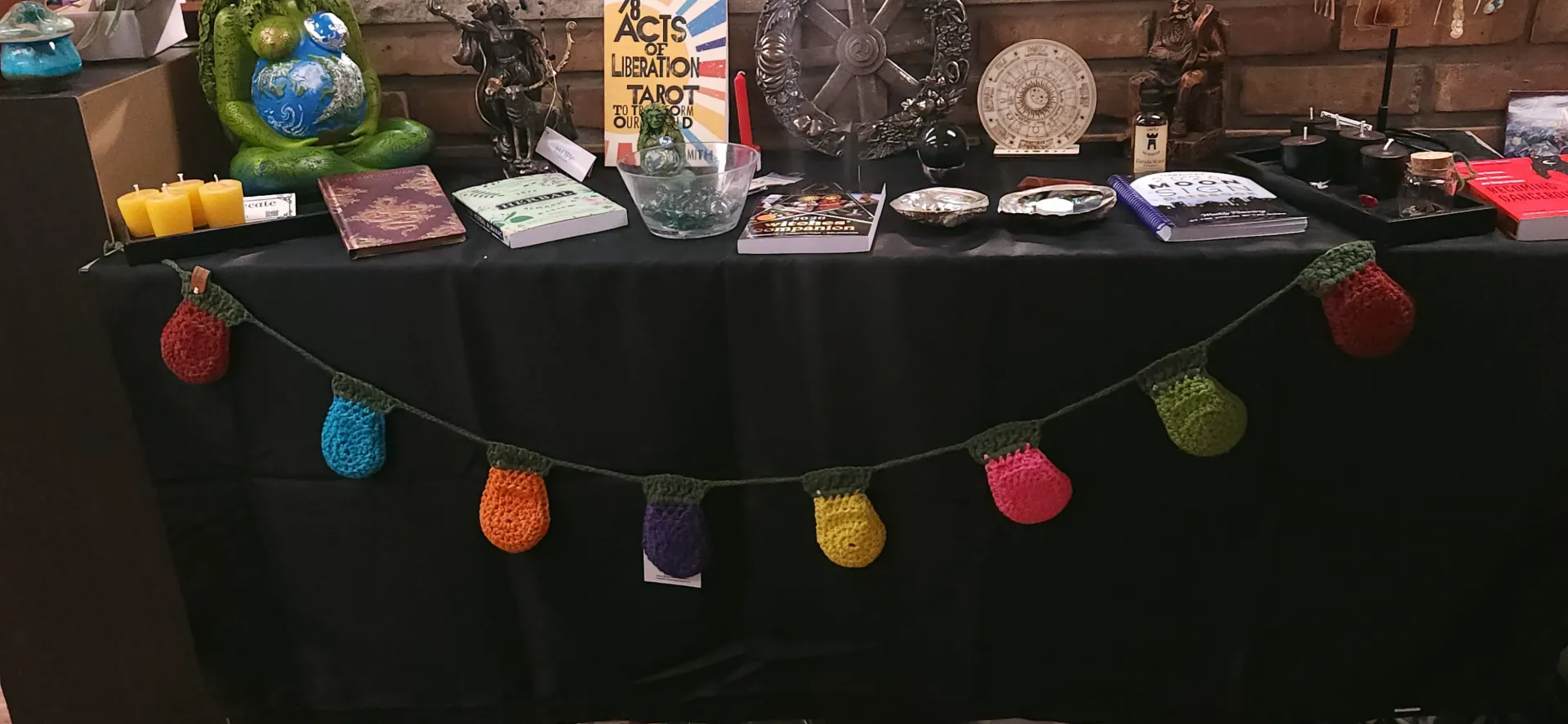 Crochet light string (7 feet)