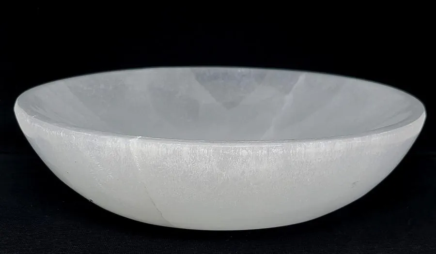 [9818] Selenite Bowl 7.5"-8"