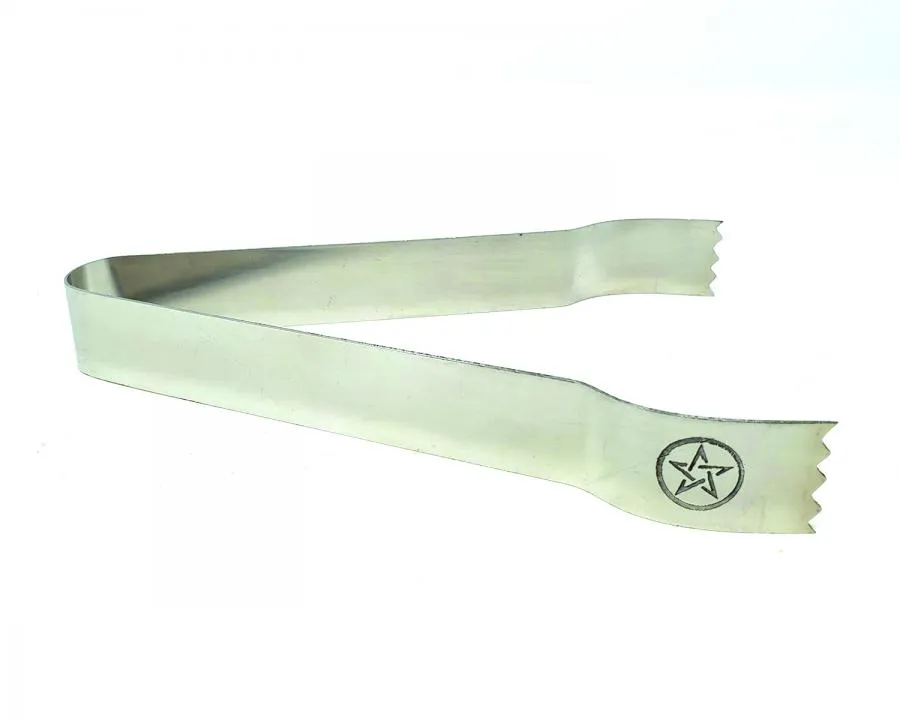 [5252] Stainless Steel Pentacle Tongs