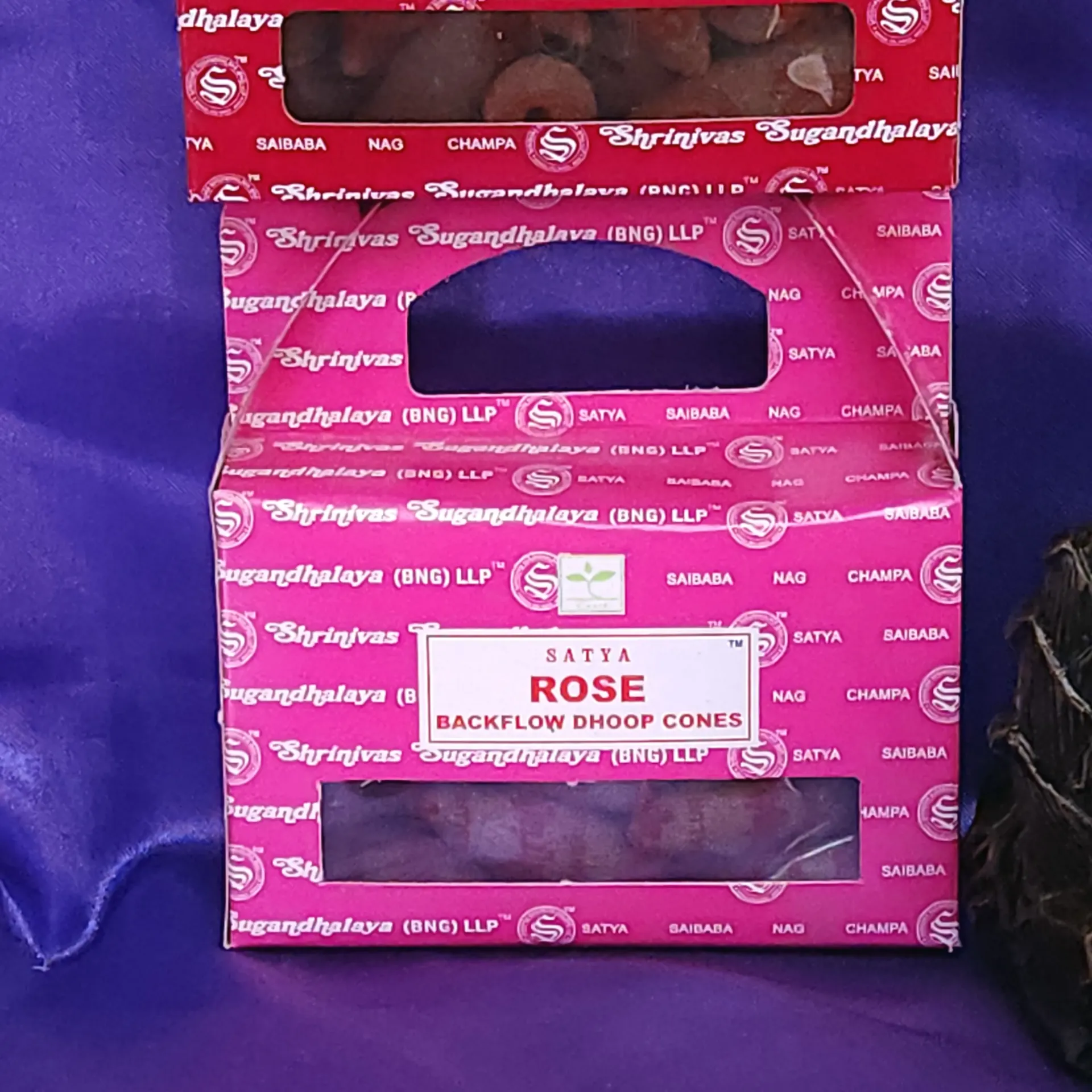 Satya Rose Backflow Cones