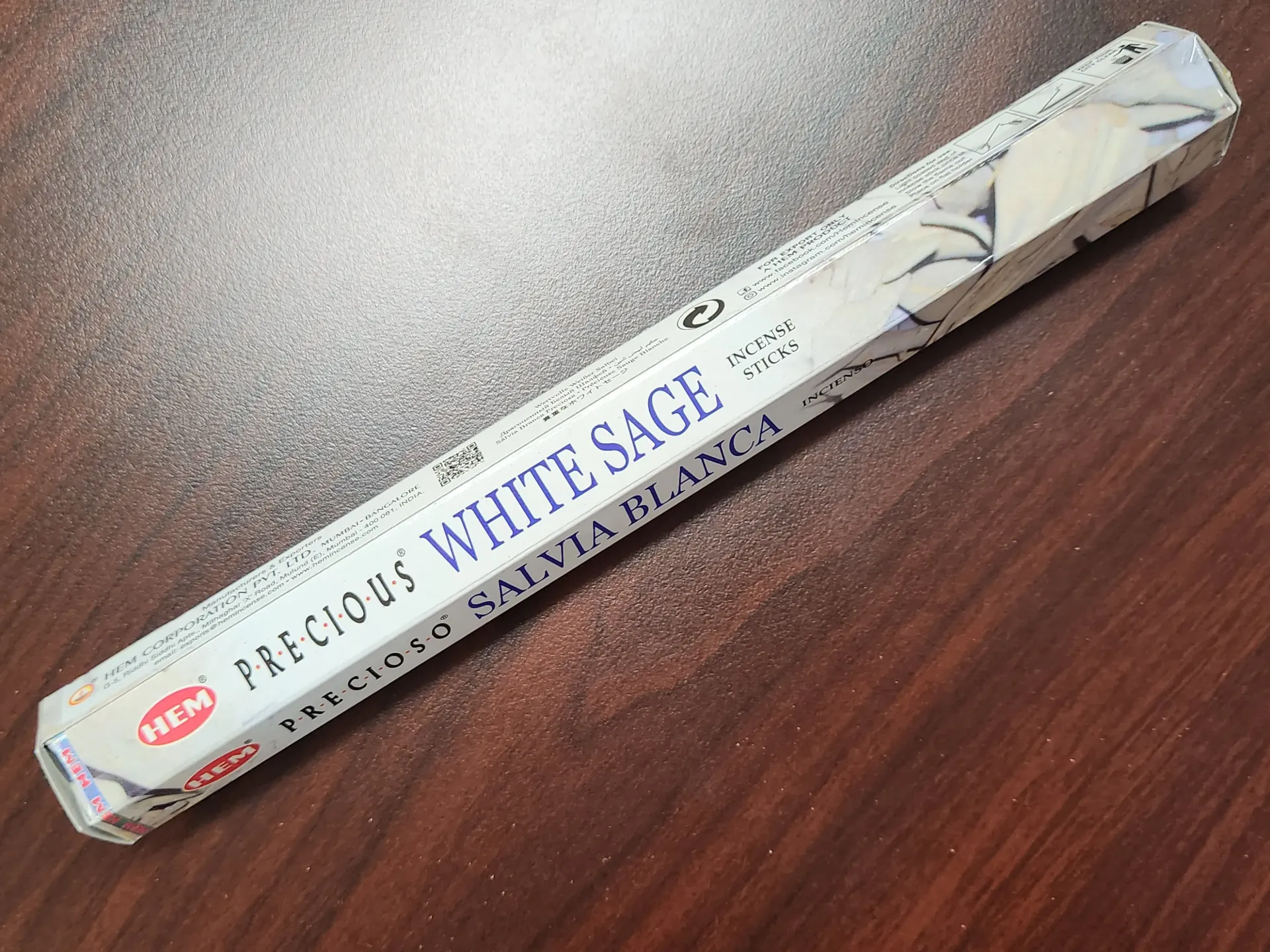 [9841] Hem Precious White Sage Incense Sticks