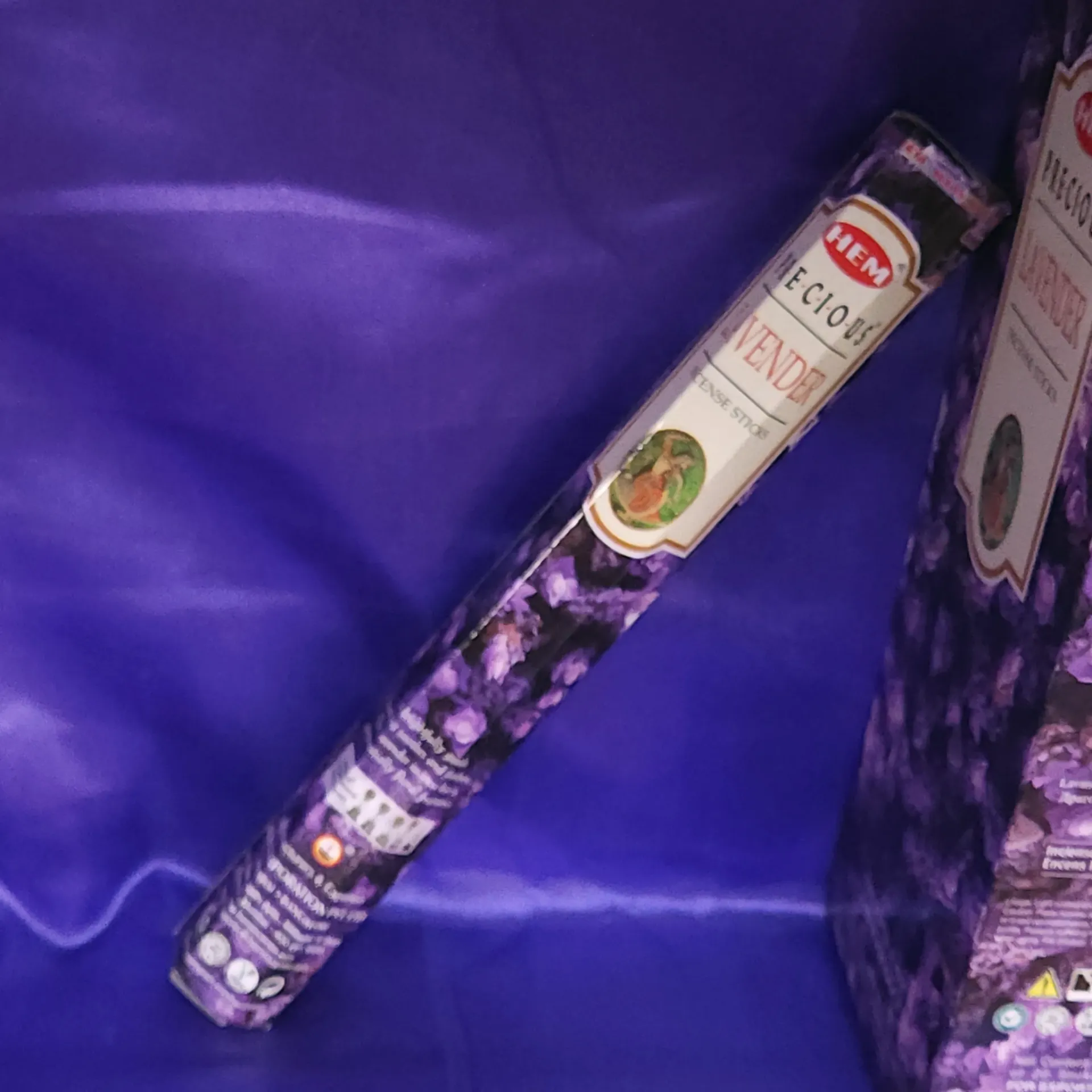 HEM Precious Lavender Incense Sticks 20 Stick Box
