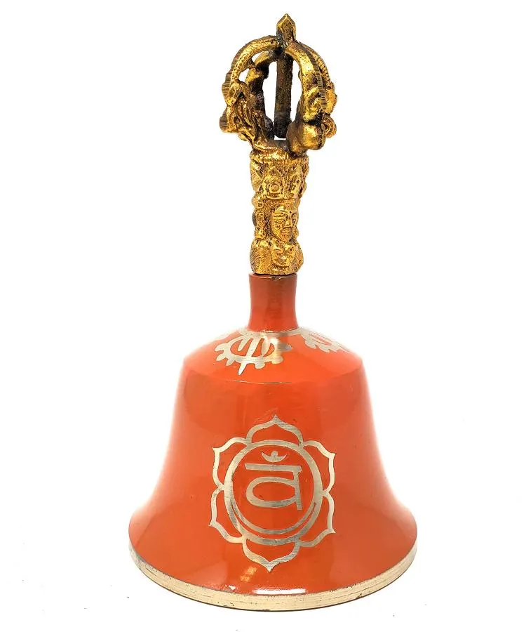 [9872] Orange Sacral Chakra Bell
