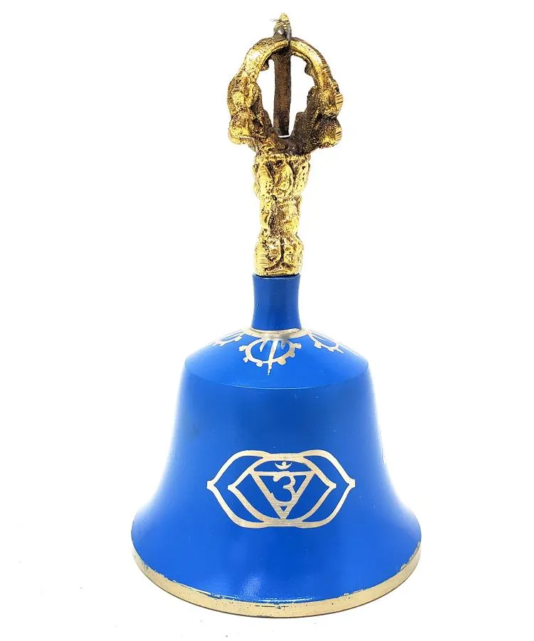 [9875] Blue Throat Chakra Bell