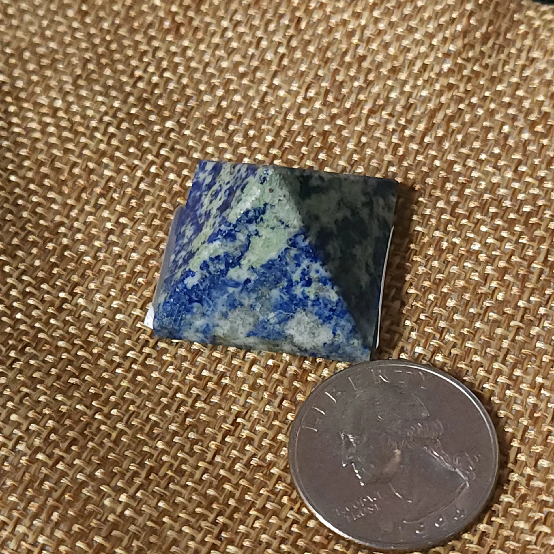 Lapis Lazuli Pyramid 1"
