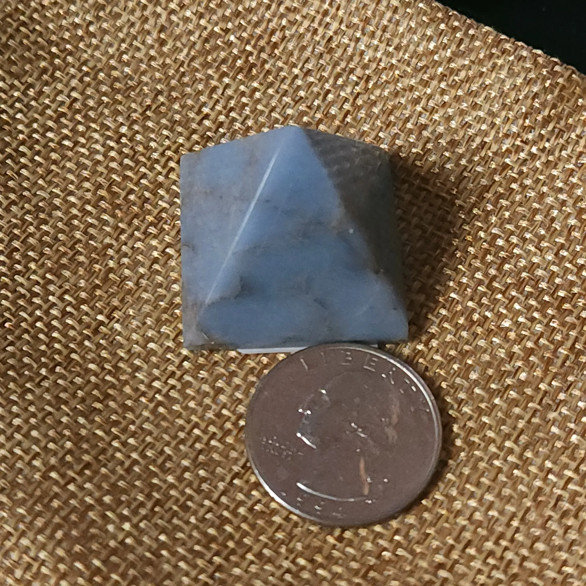 [1209310501] Angelite Pyramid 1"