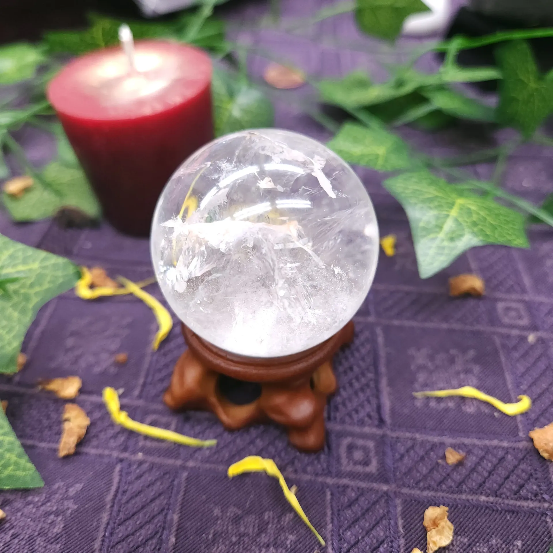 Clear Quartz Polished Sphere 43mm