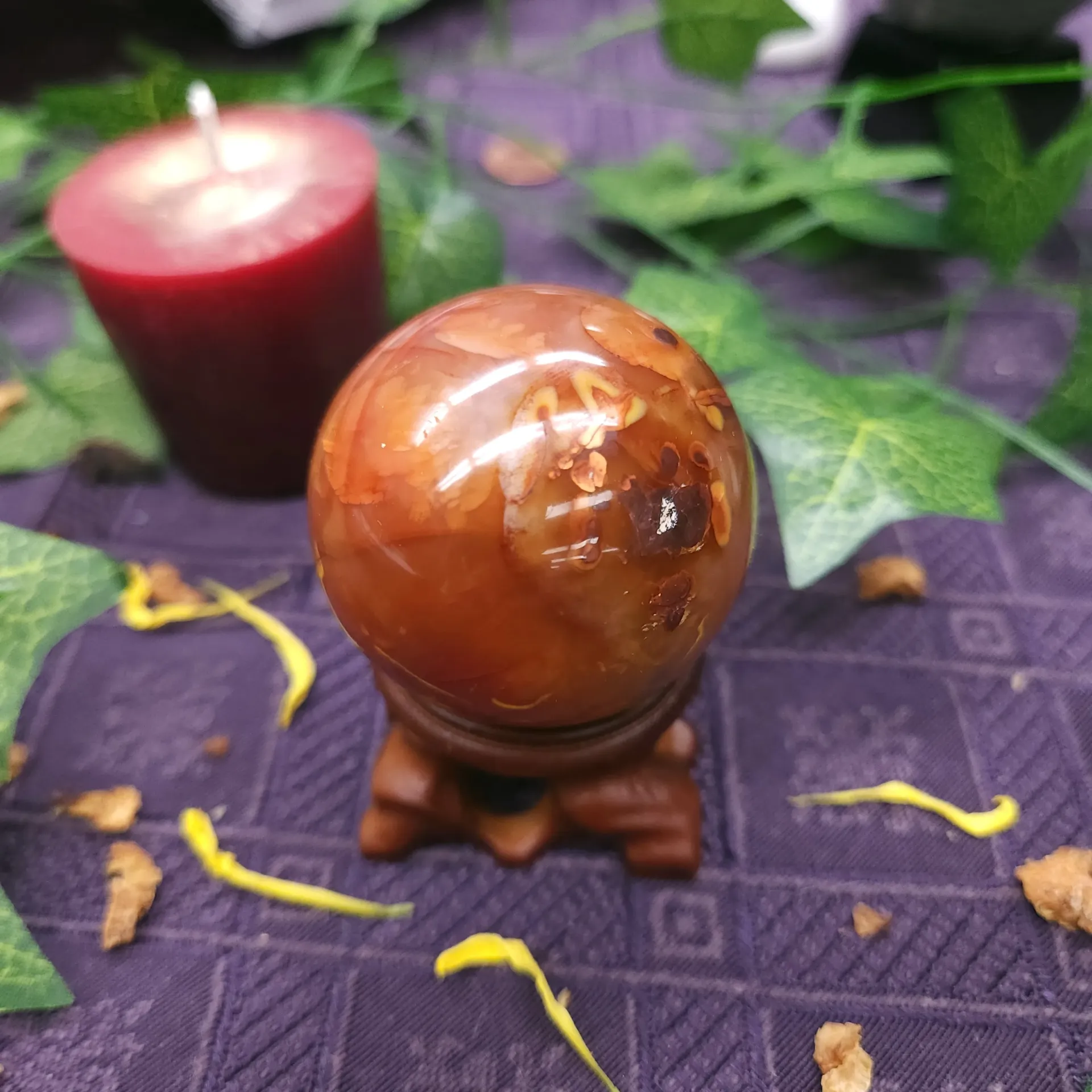 Carnelian Polished Sphere 44mm