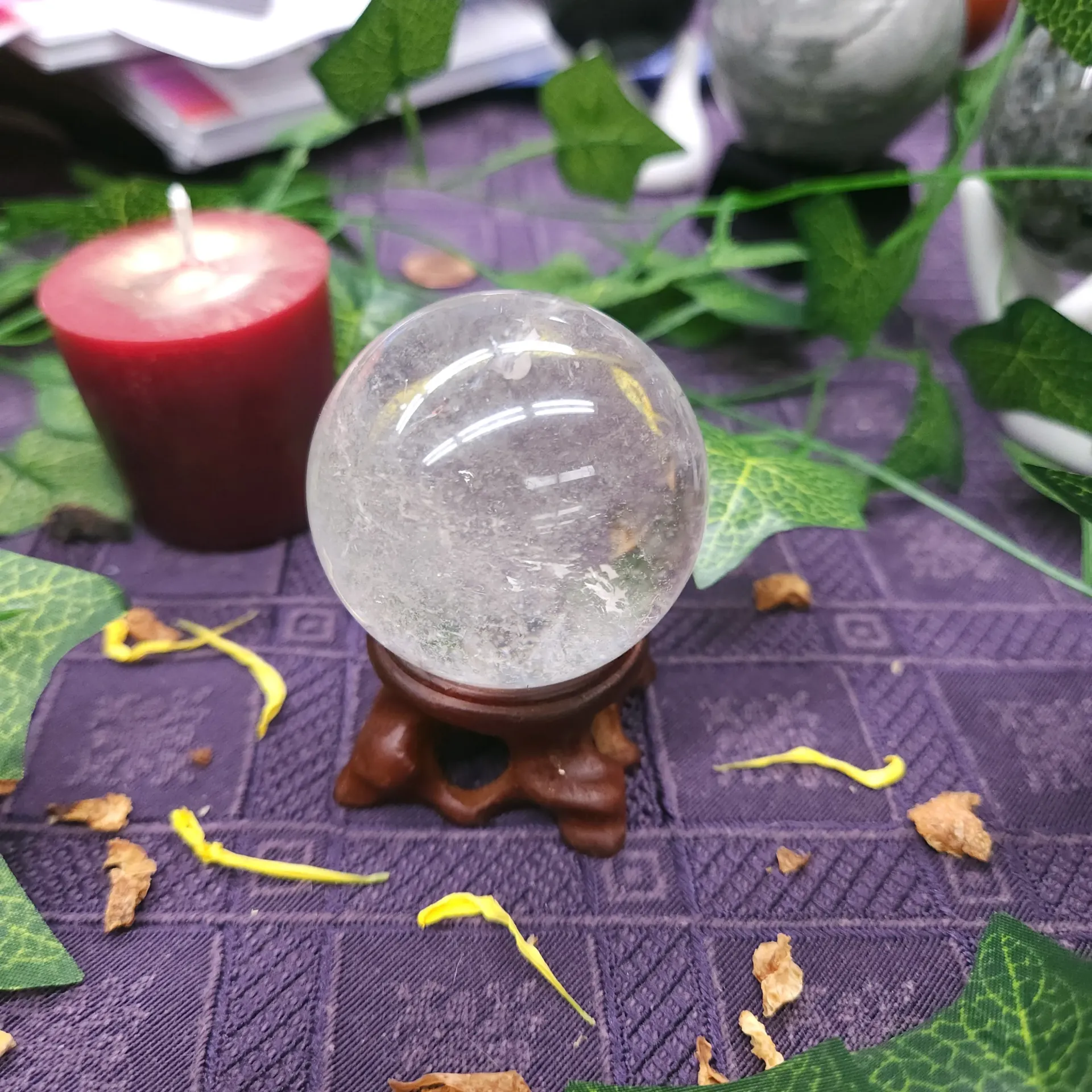 Clear Quartz Polished Sphere 47mm