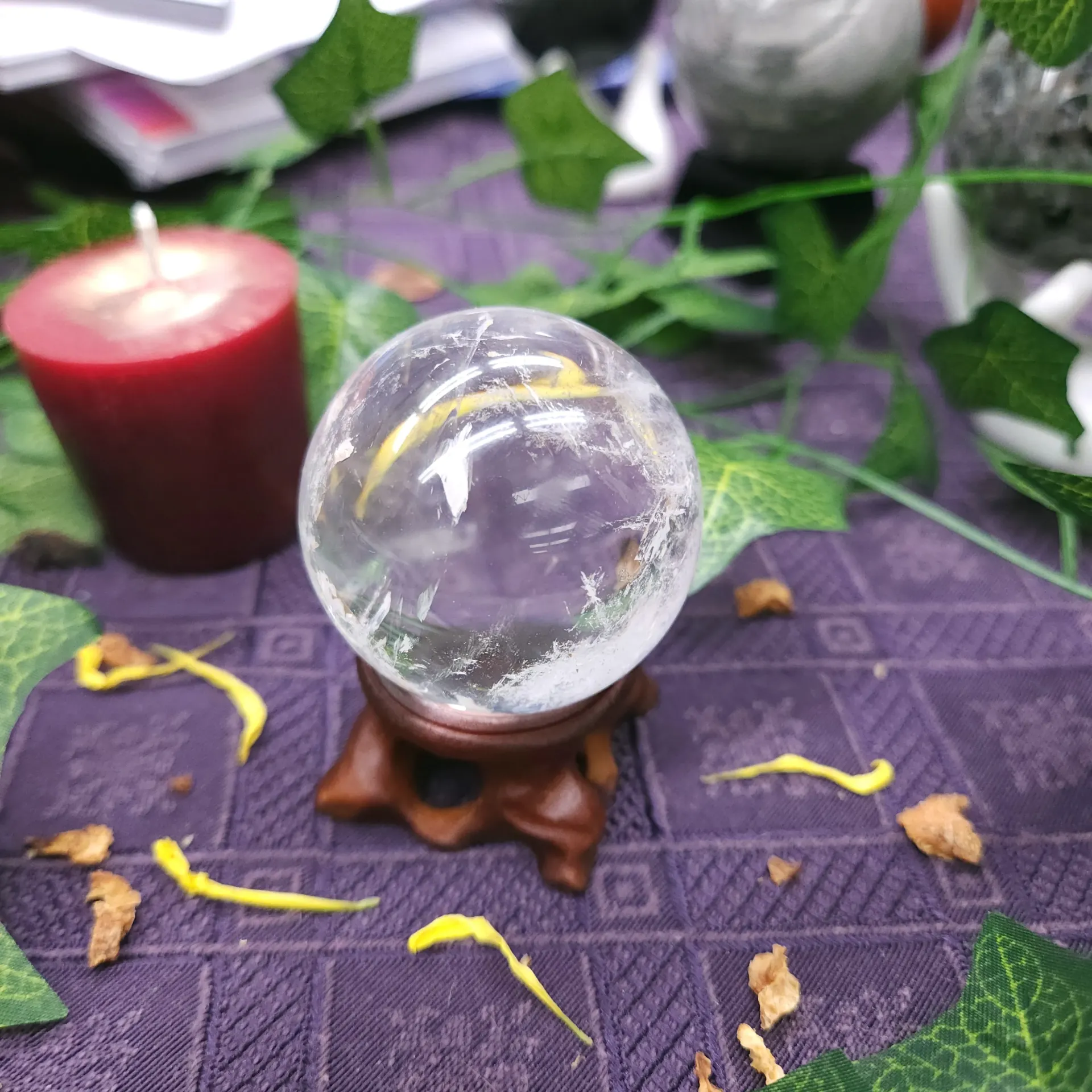 Clear Quartz Polished Sphere 47mm