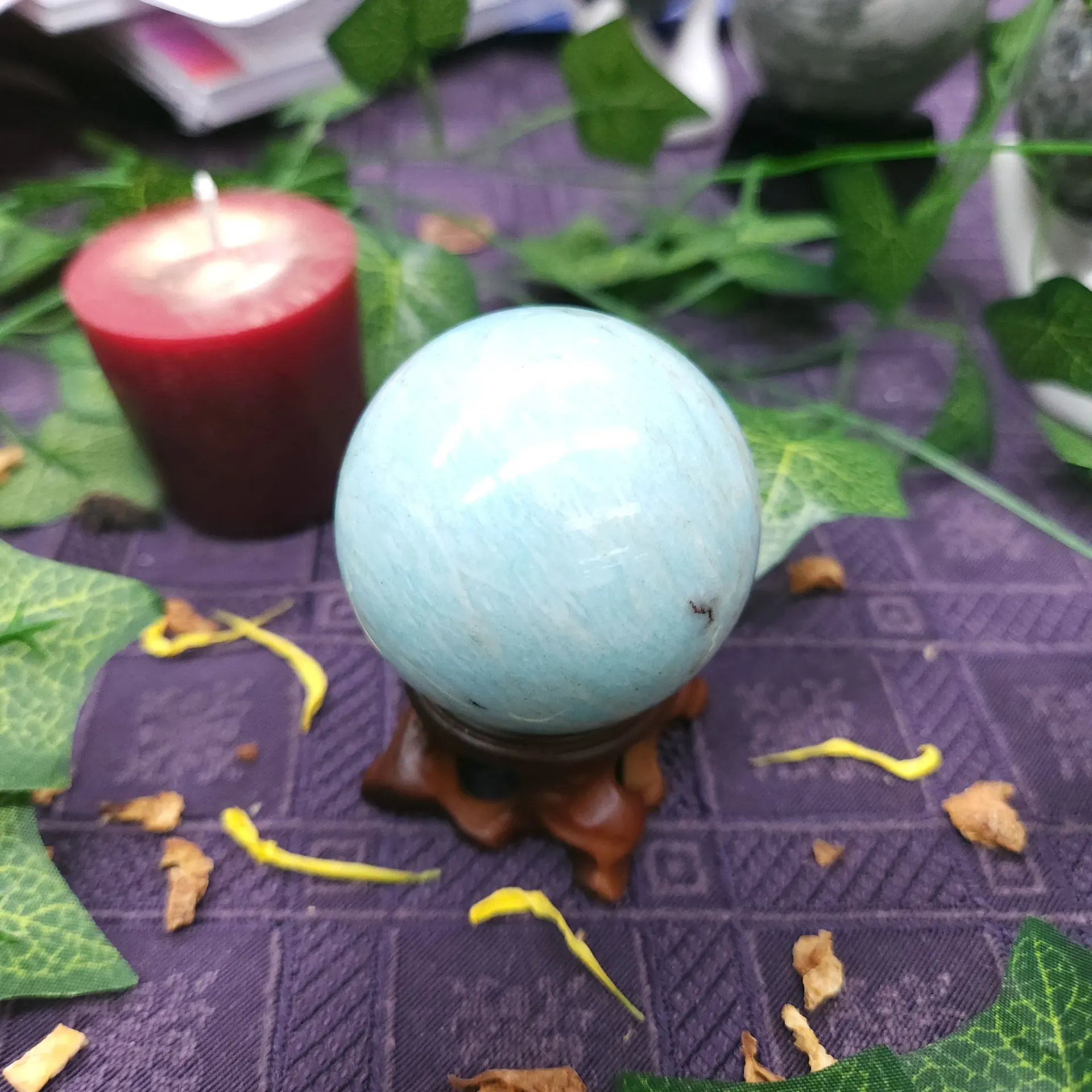 Amazonite Polished Sphere 48mm