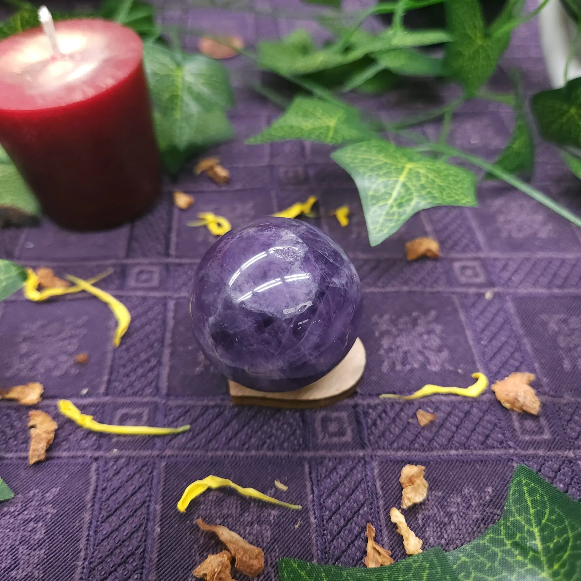Amethyst Polished Sphere 36mm