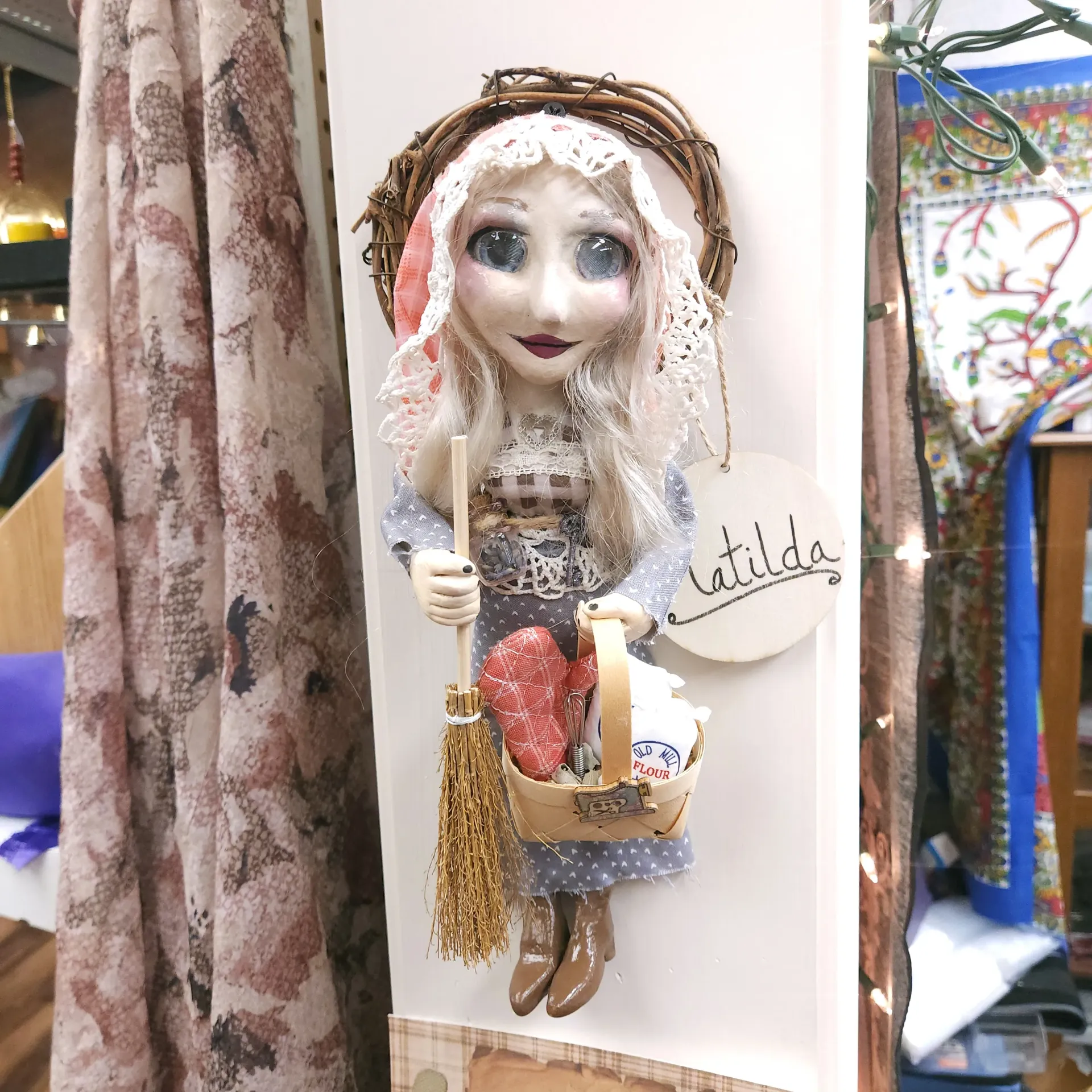 Matilda Handmade Kitchen Witch Doll