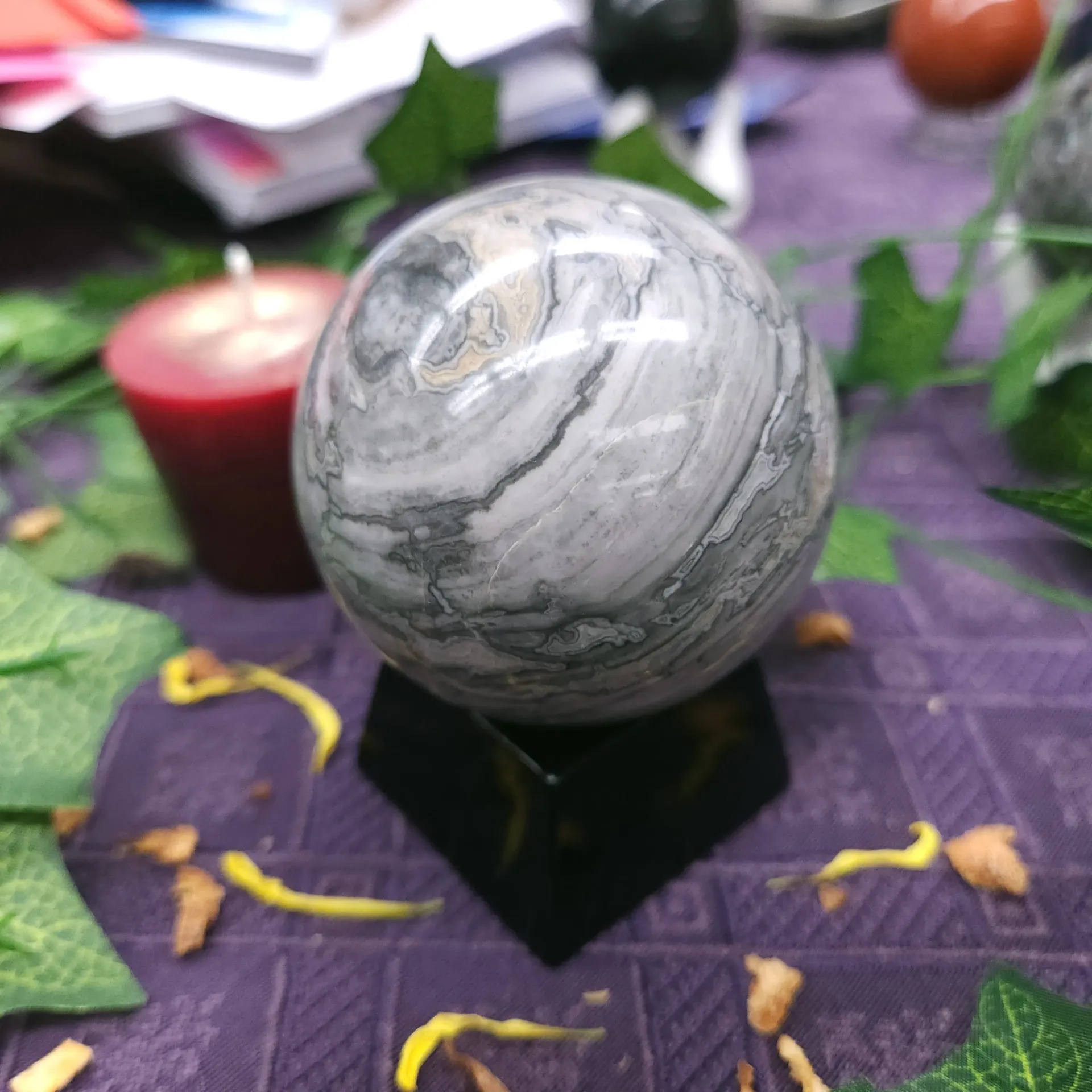 Picasso Jasper Polished Sphere 61mm