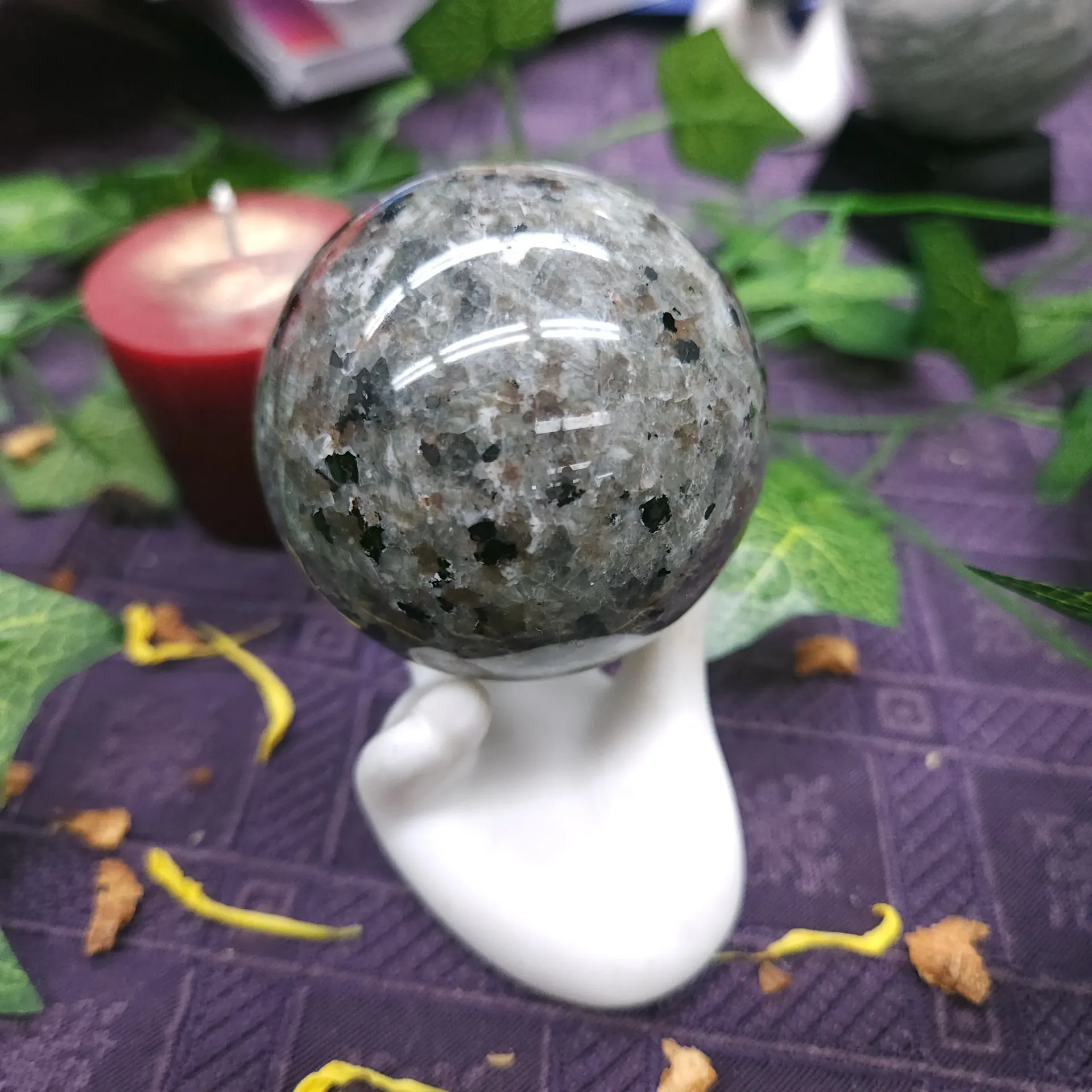 Yooperlite Polished Sphere 55mm