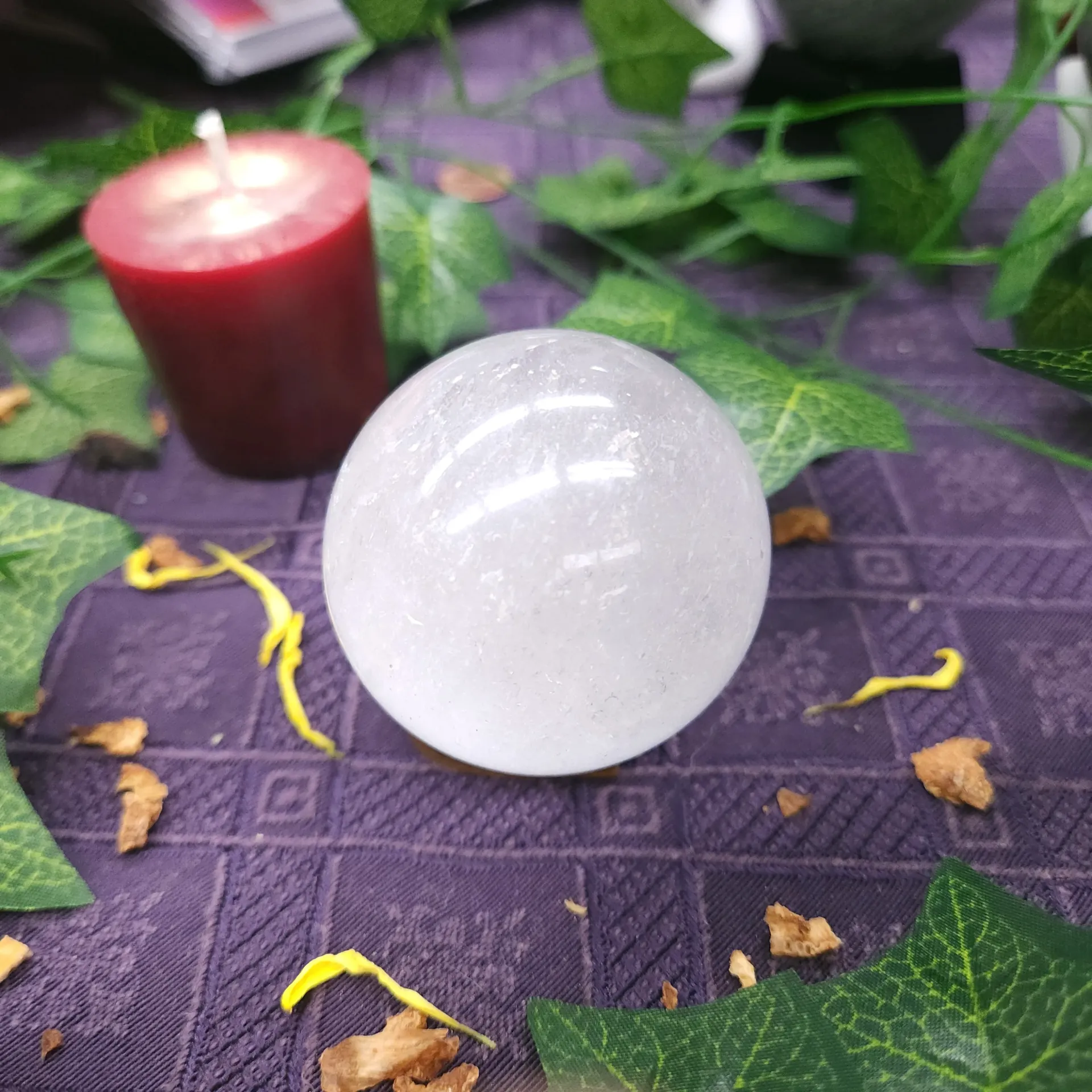 Quartz Polished Sphere 53mm