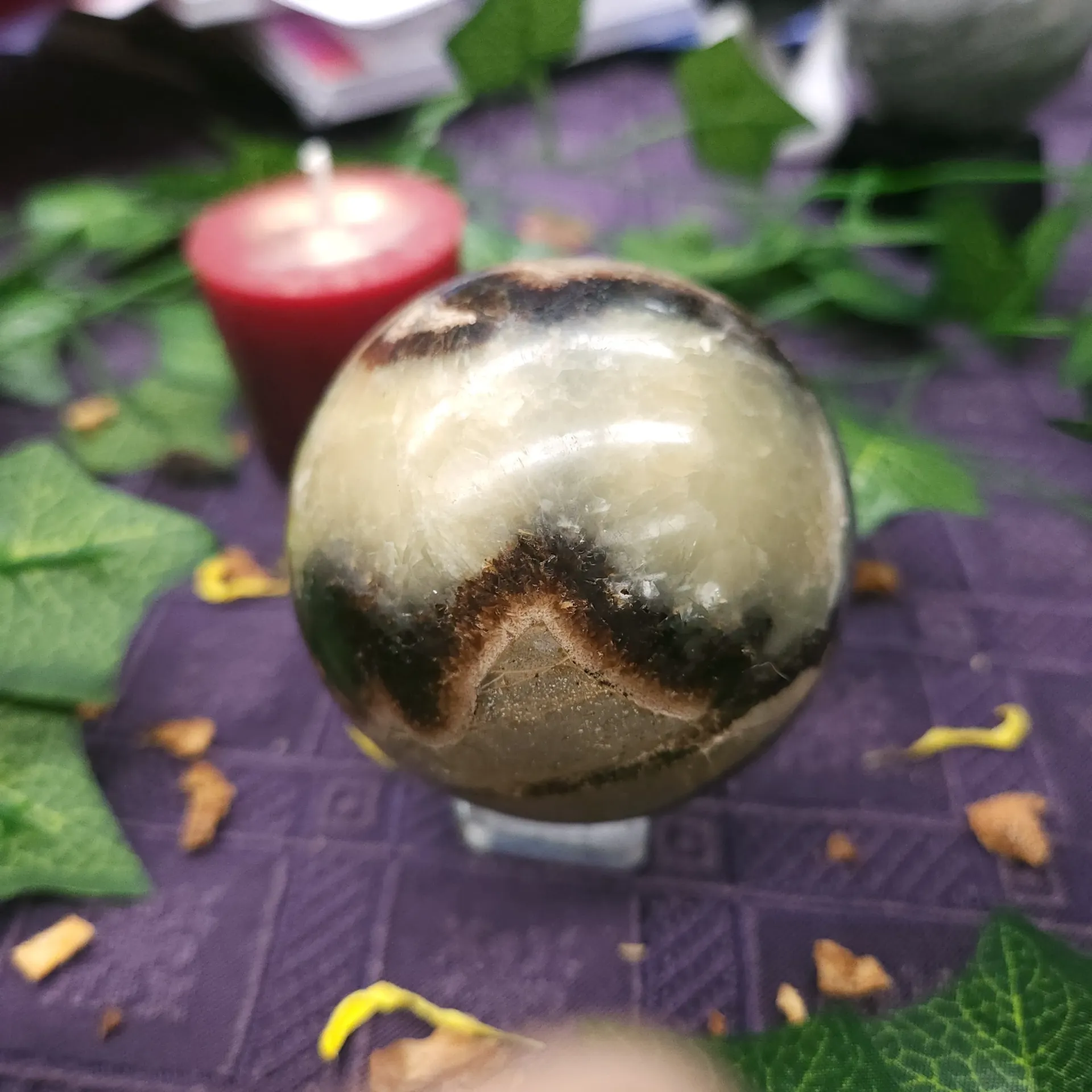 Septarian Polished Sphere 60mm