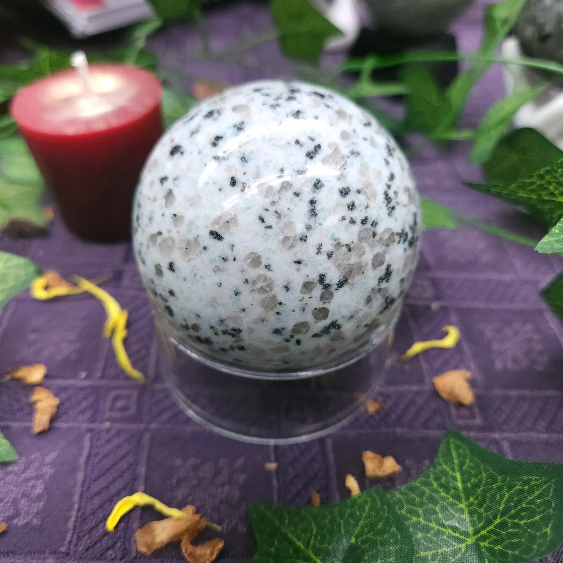 Kiwi Jasper Polished Sphere 65mm