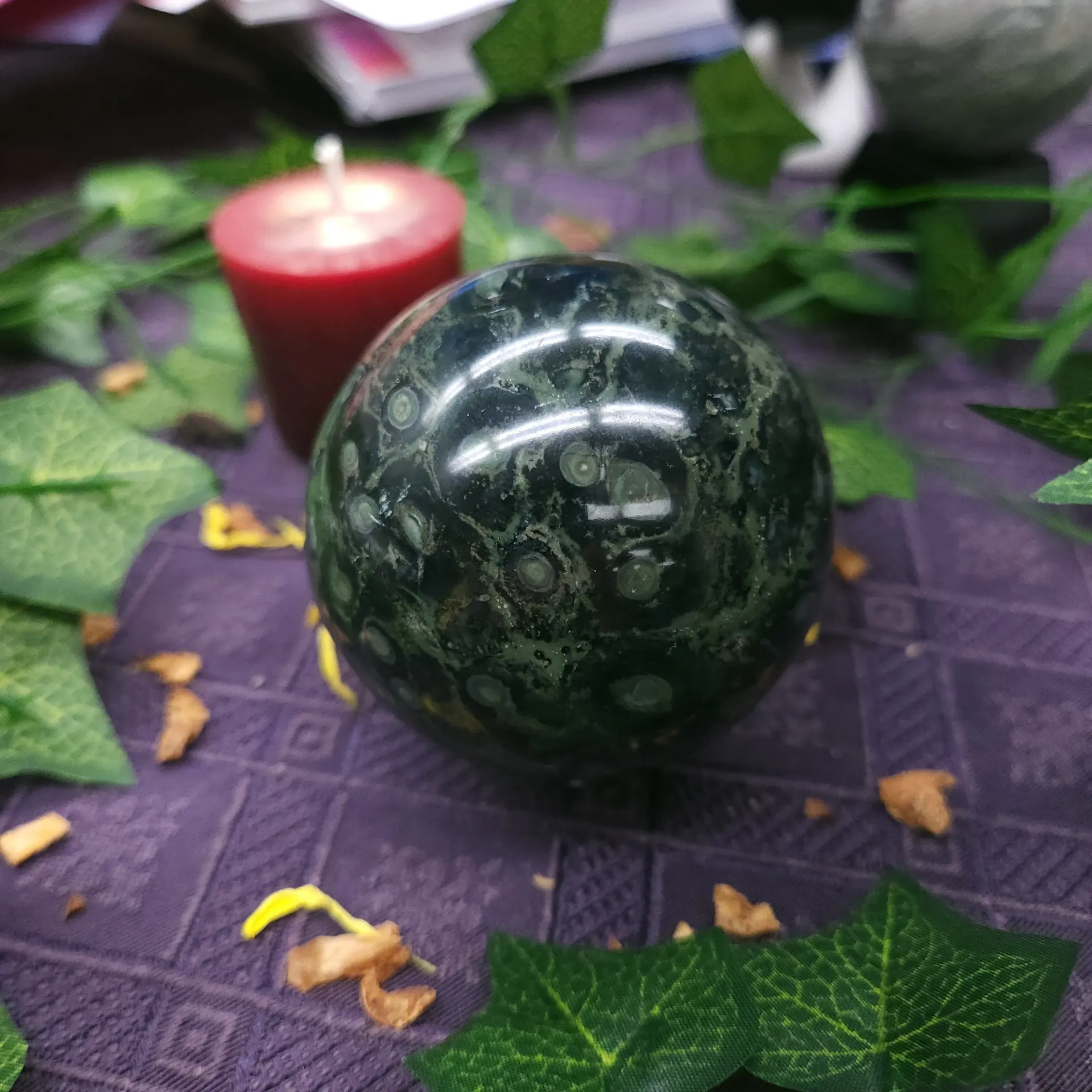 Kambaba Jasper Polished Sphere 67mm
