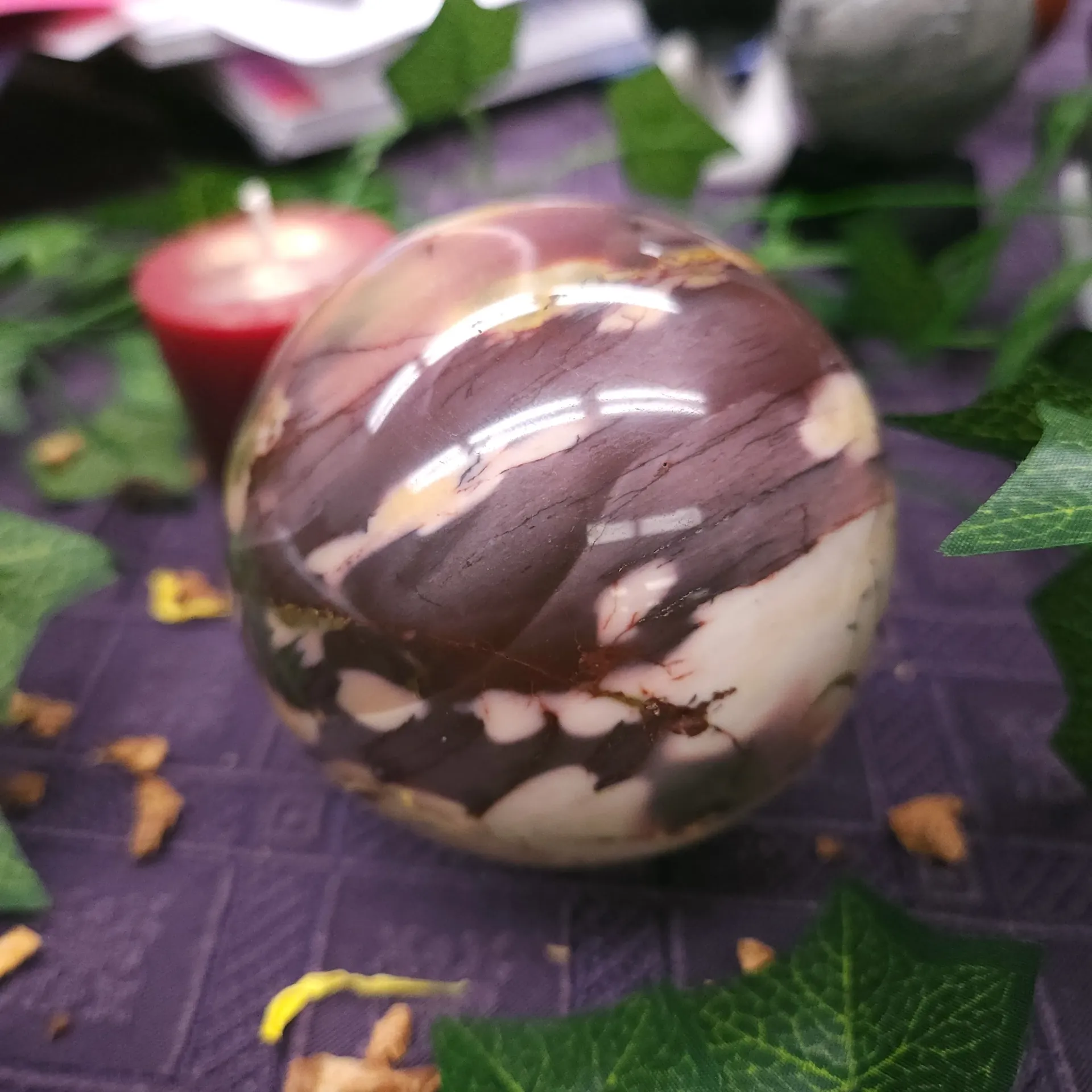 Mookaite Polished Sphere 77mm