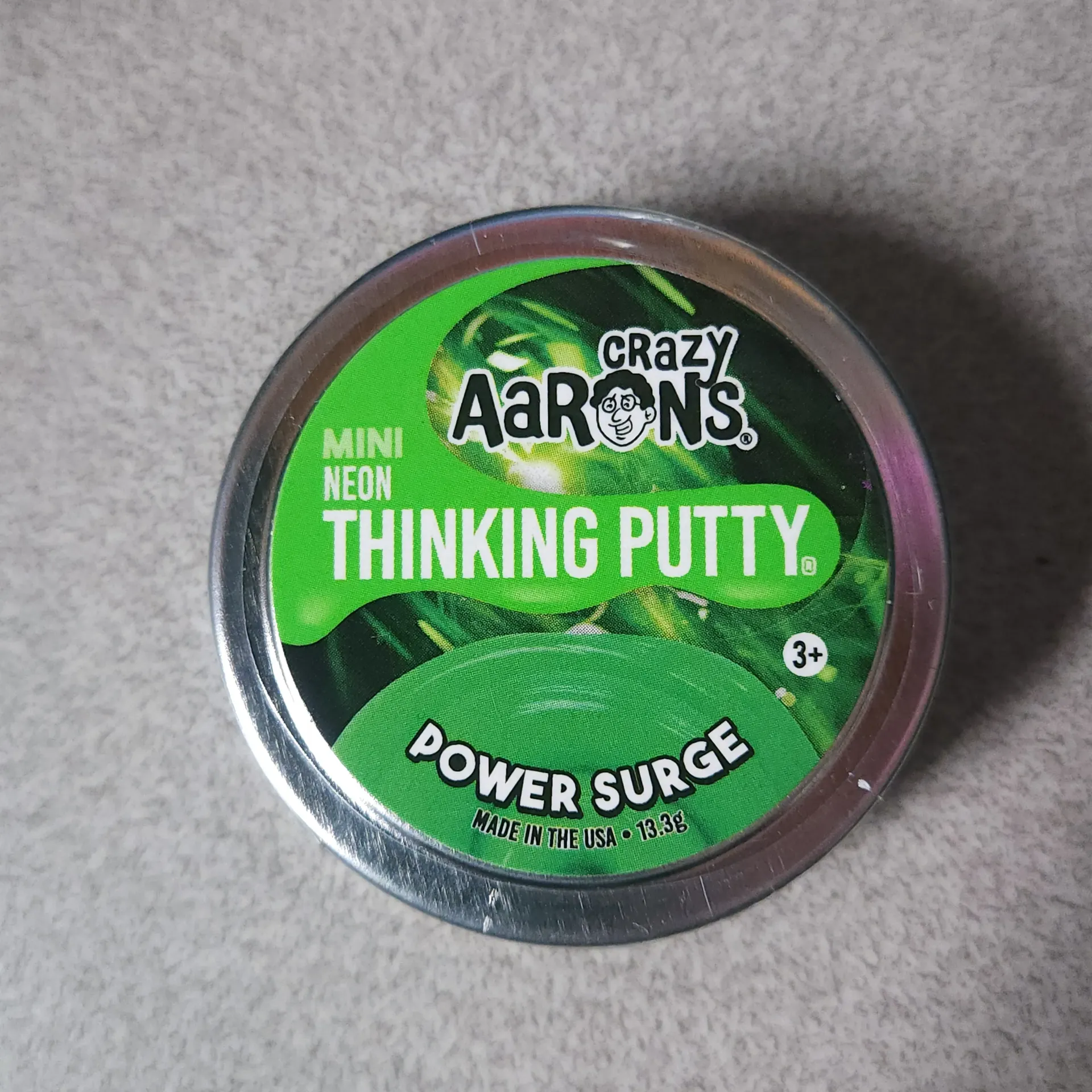 Crazy Aaron's Mini Neon Thinking Putty – Power Surge