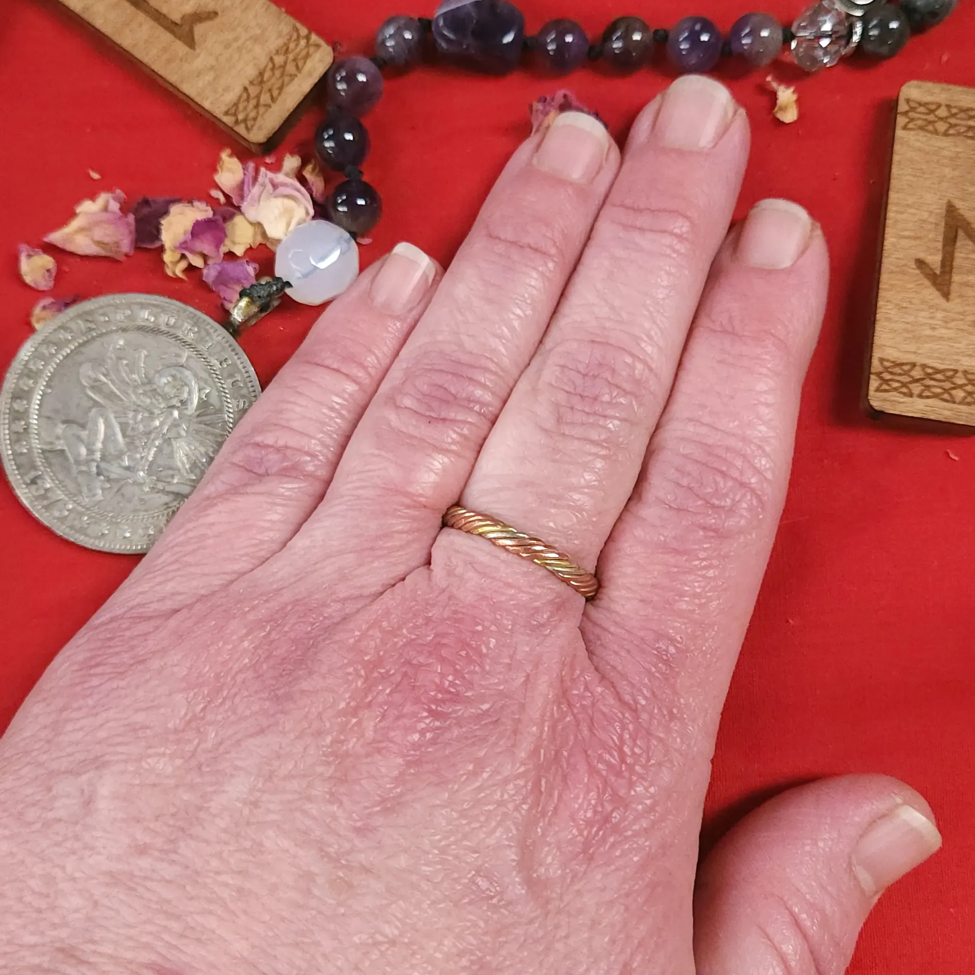 Twisted Rope Stacking Ring