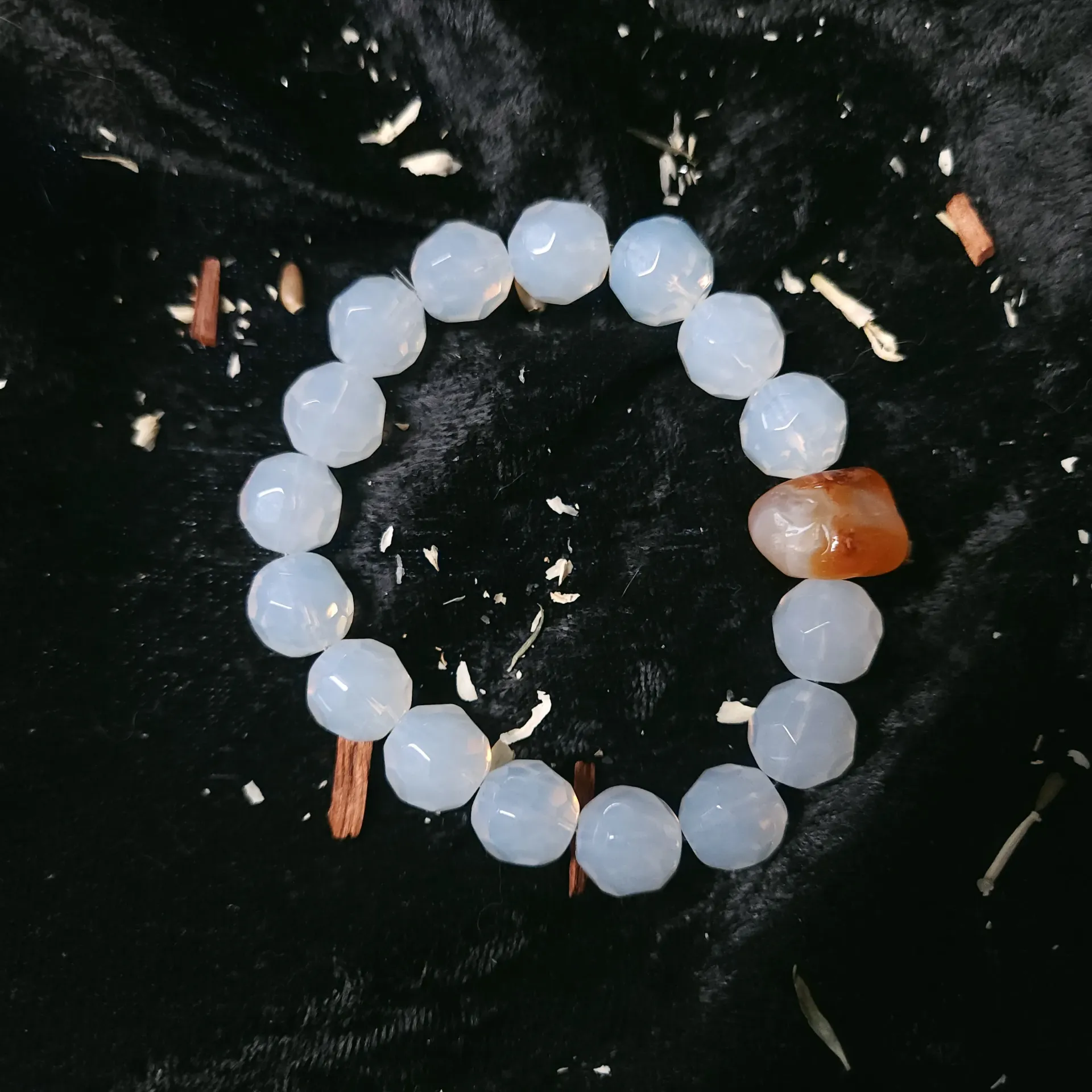 Opalite & Carnelian Bracelet