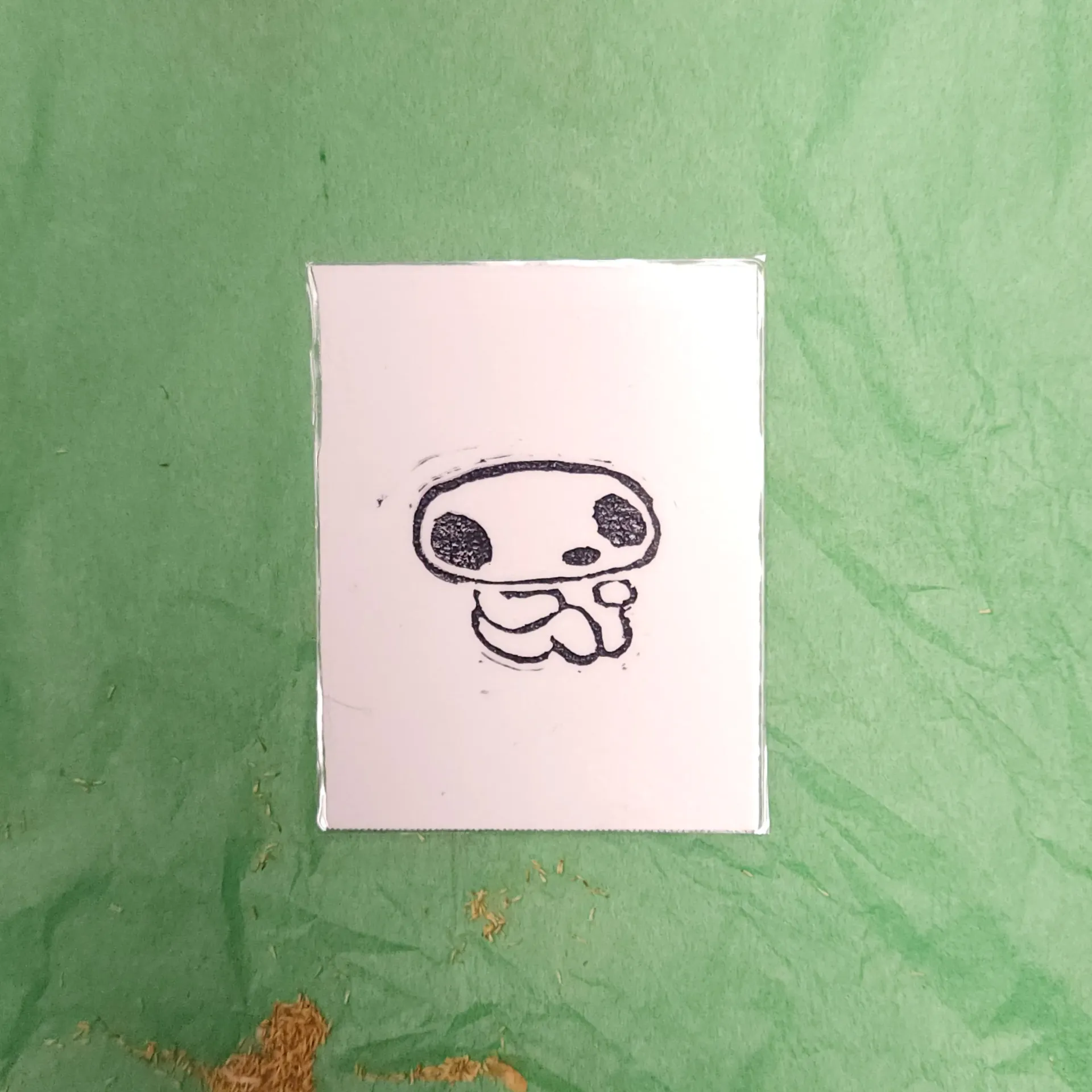 Punk Skull Panda Print