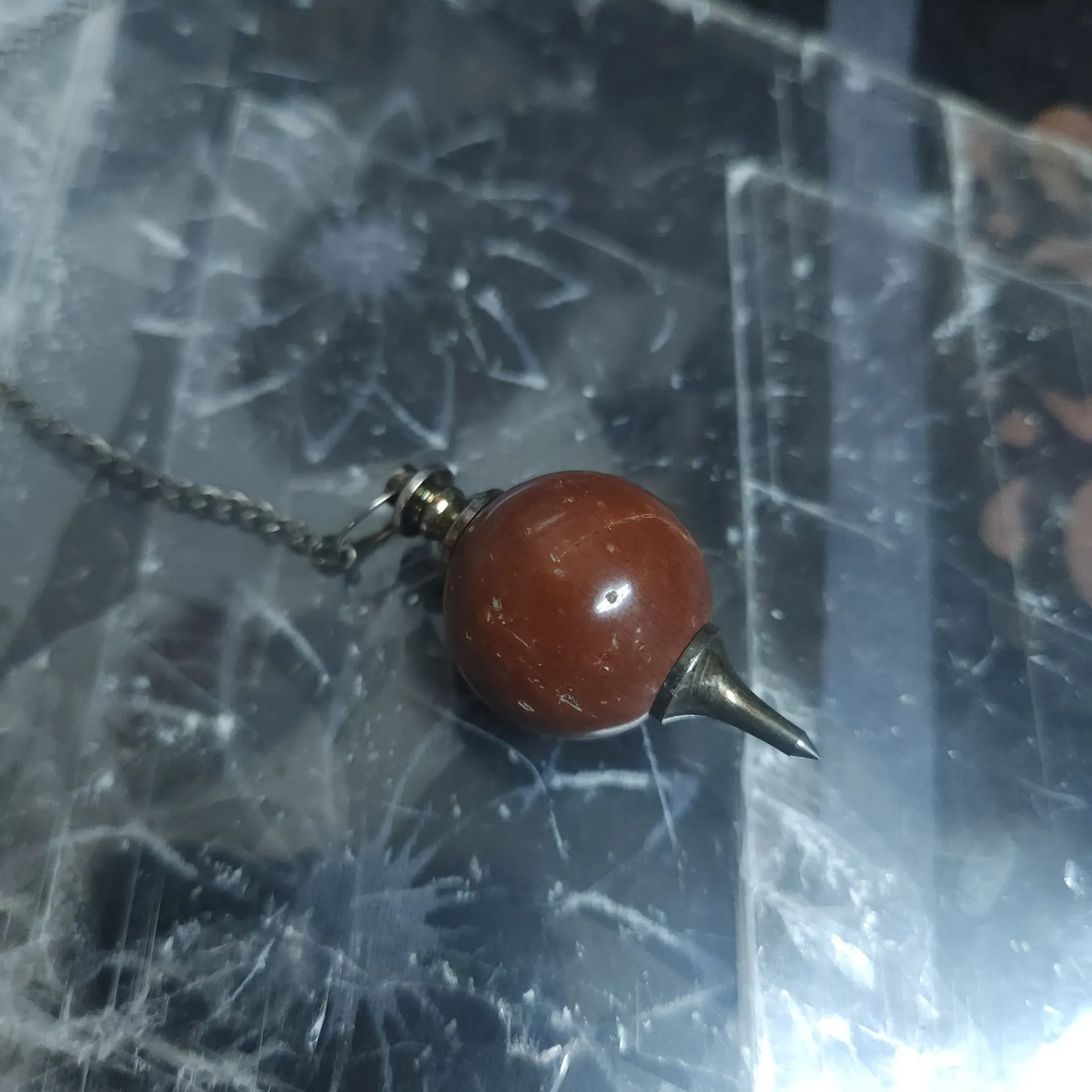Red Jasper Sephoroton Pendulum