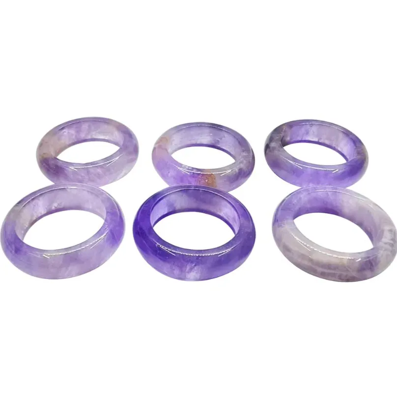[16035] Amethyst Rings (7)