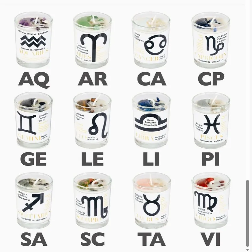 Small Zodiac Candles (Aries)