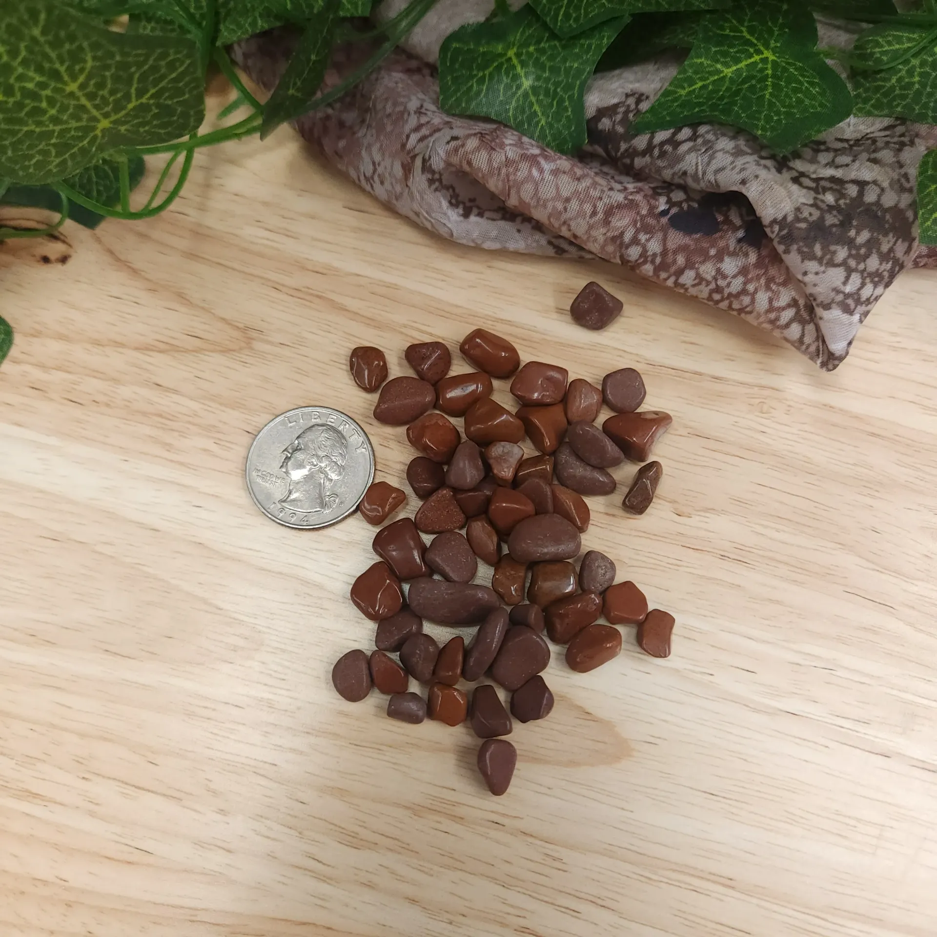 Red Jasper Tumbled Chips