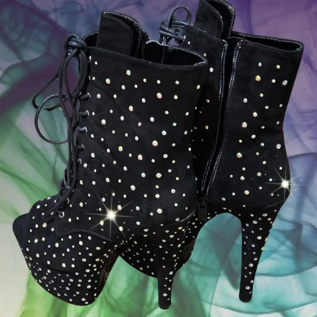 Heels On (A Single Rhinestone)