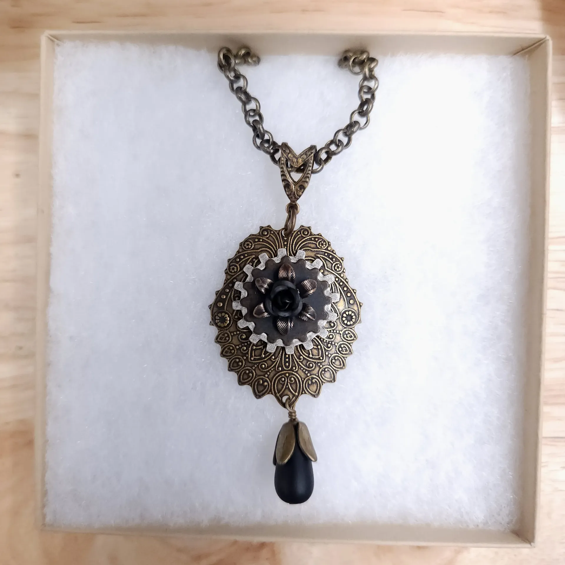 NoMonet Eowyn Rohan Steampunk Necklace