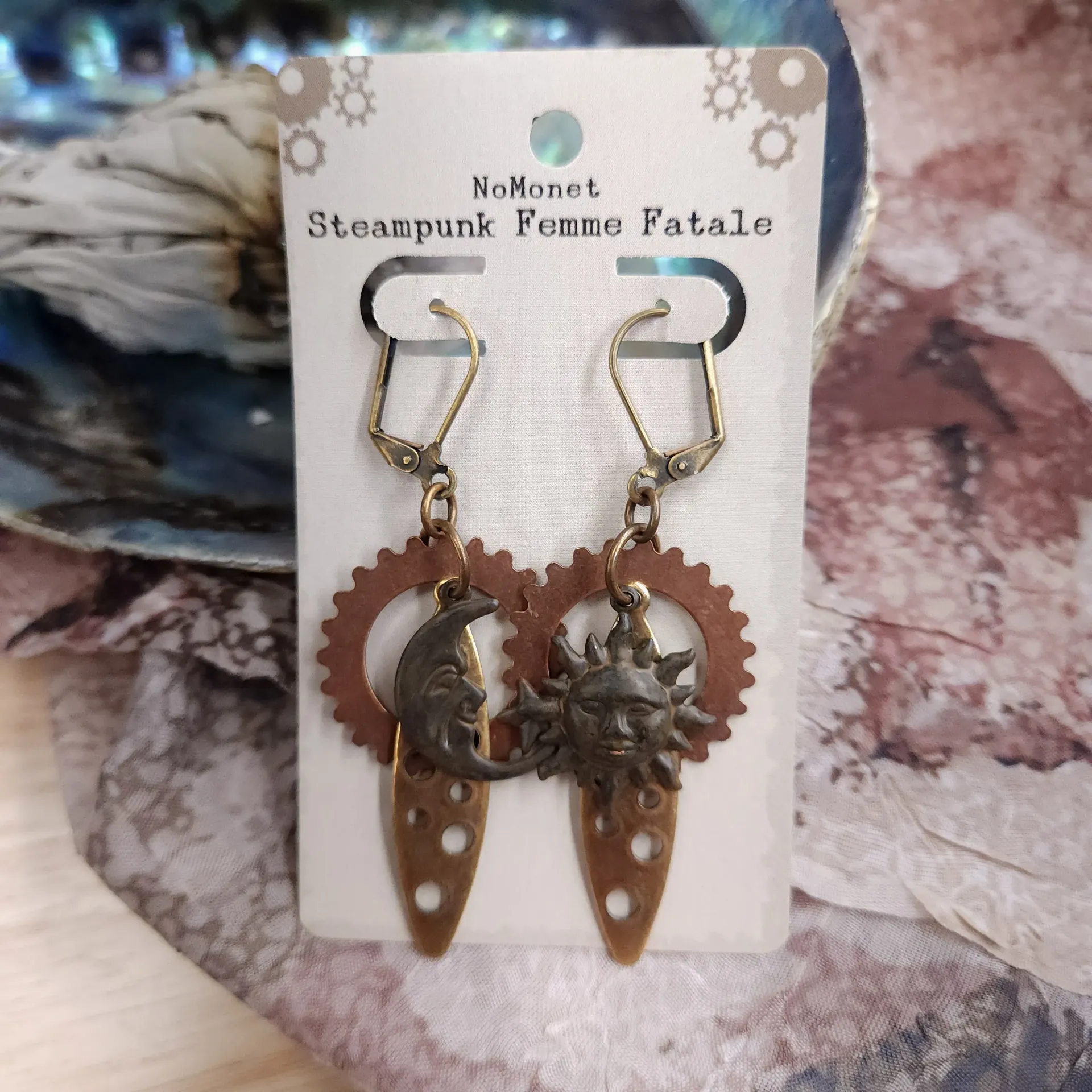 [10326] NoMonet UR My Sun and Moon Earrings