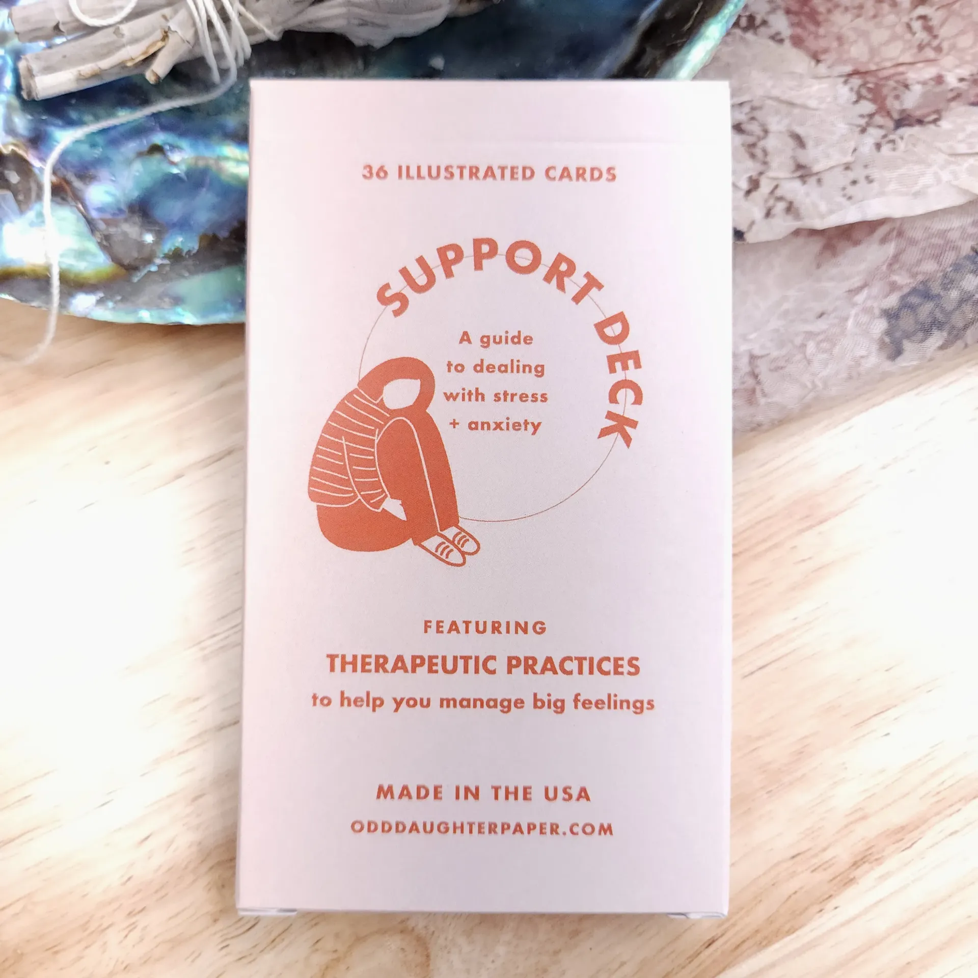 Support Deck – 36-Card Anxiety & Stress Tool Kit