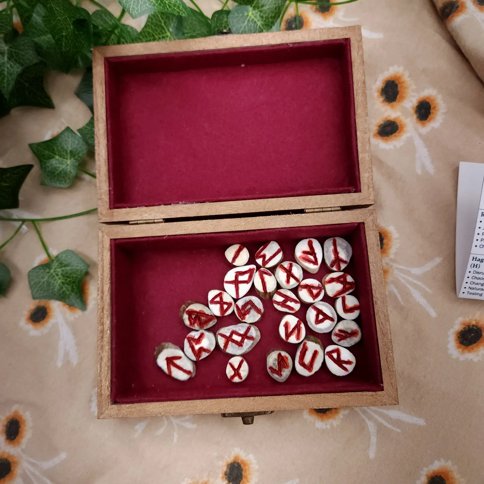 Bone Rune Set, Boxed