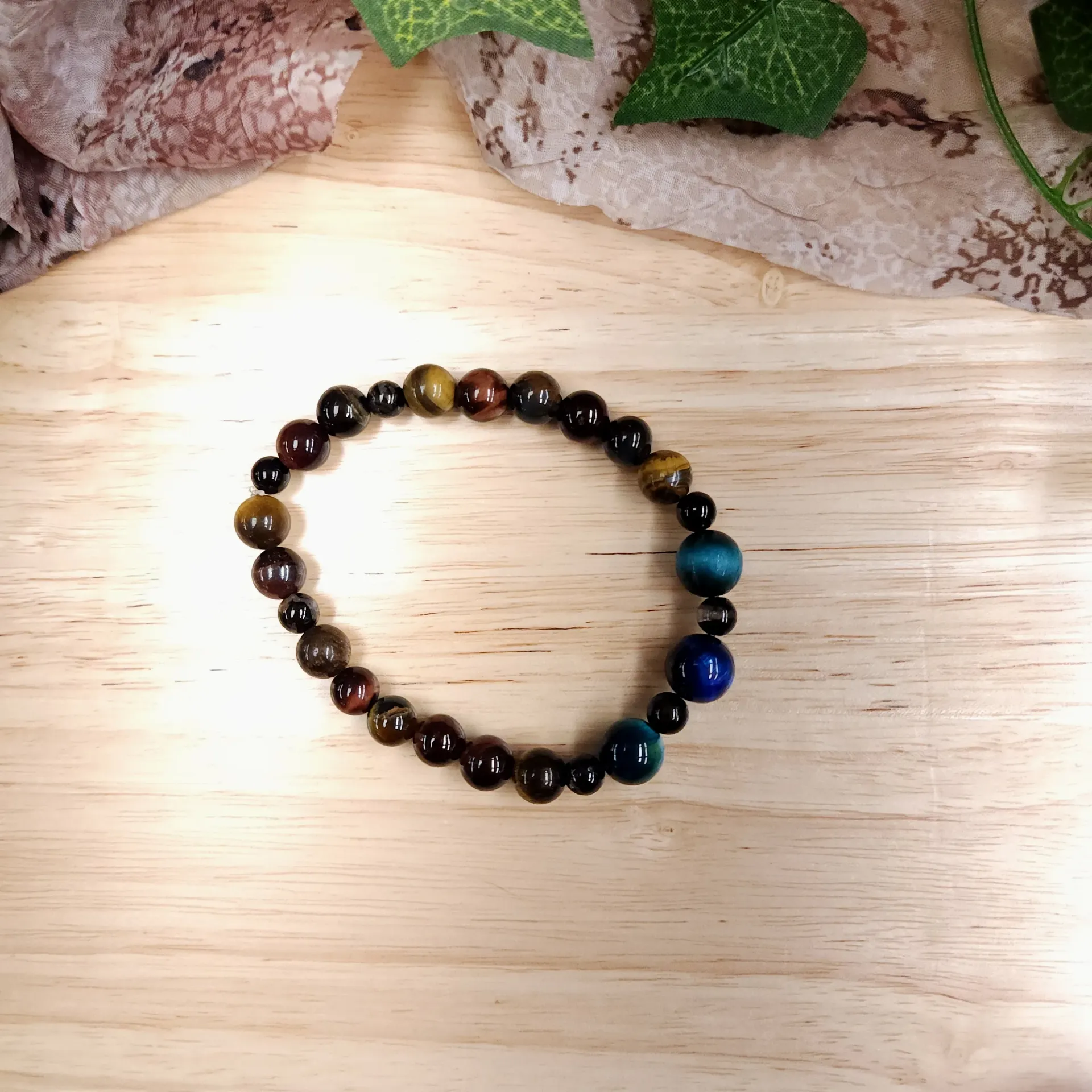 [10373] Multi Tiger's Eye Bracelet