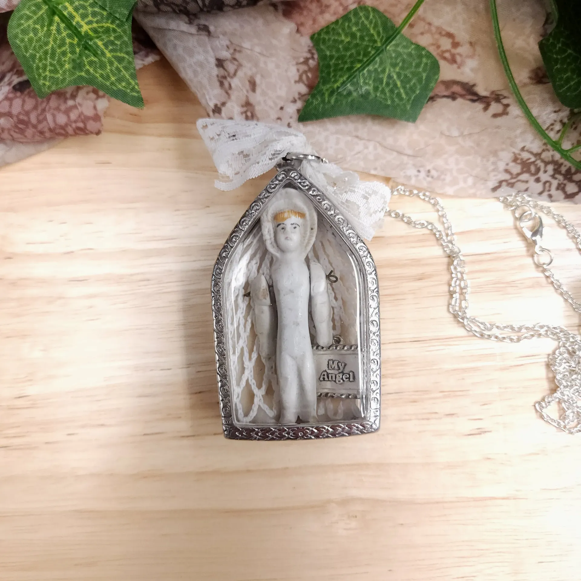 [10386] Paper Angel Necklace