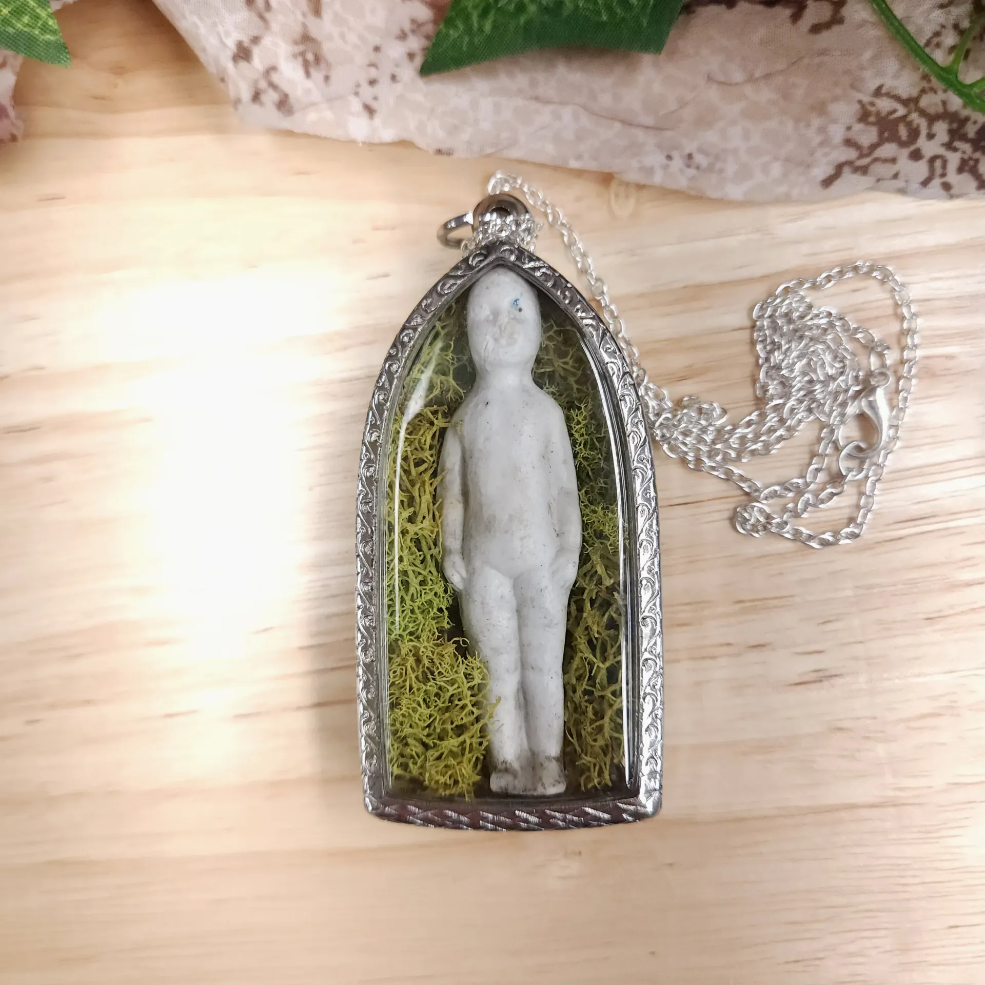 Doll Shrine Pendant 3 Inch