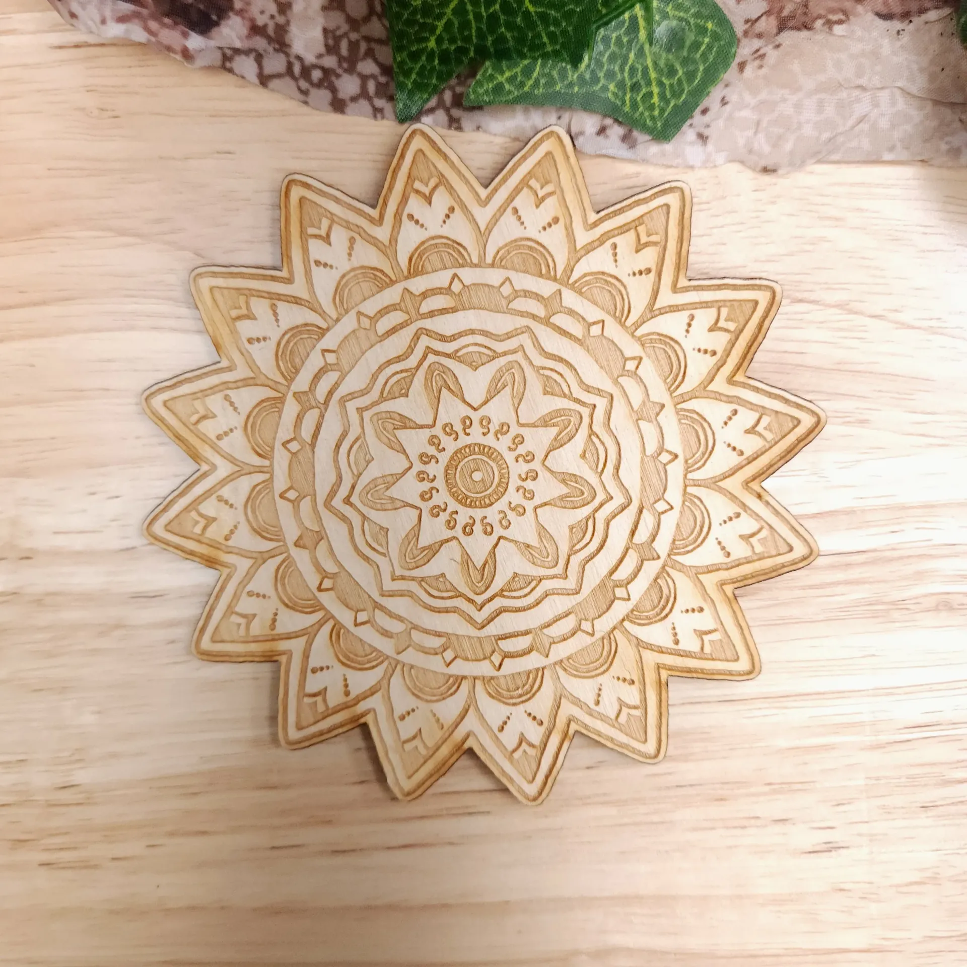 Sun Mandala Crystal Grid 4 Inch