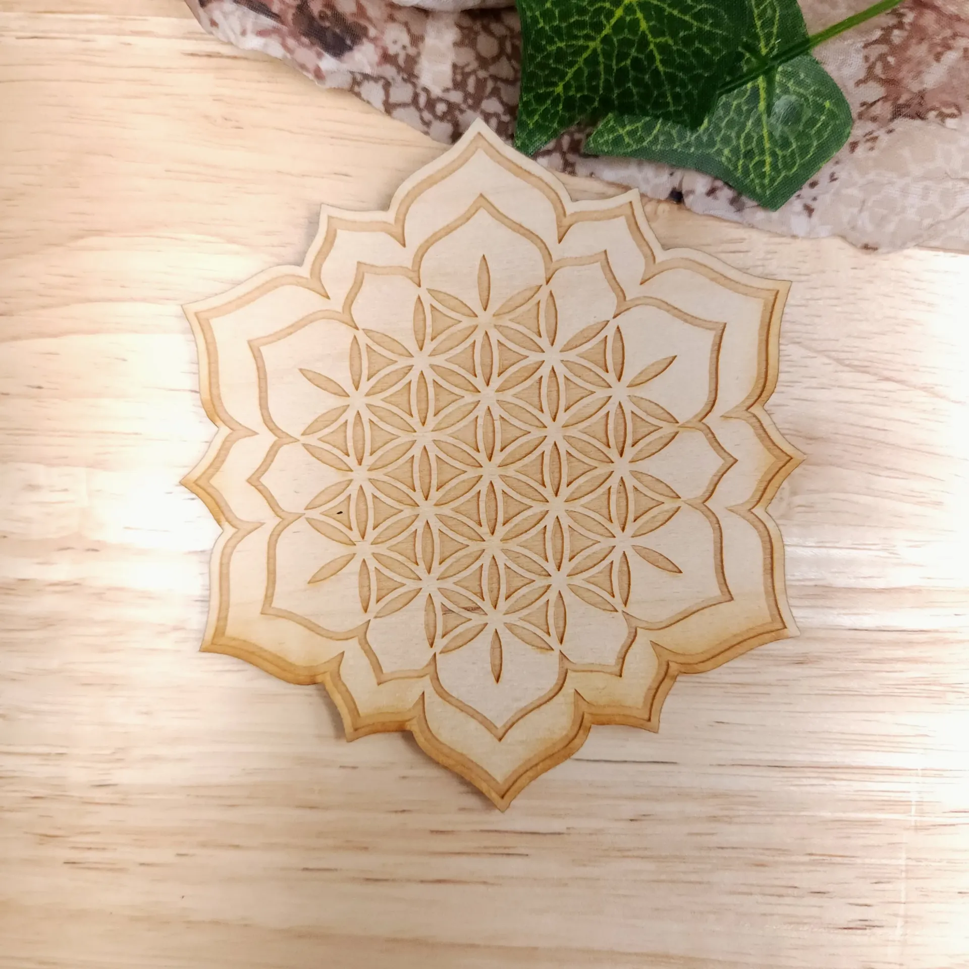 Flower of Life Crystal Grid 4 Inch