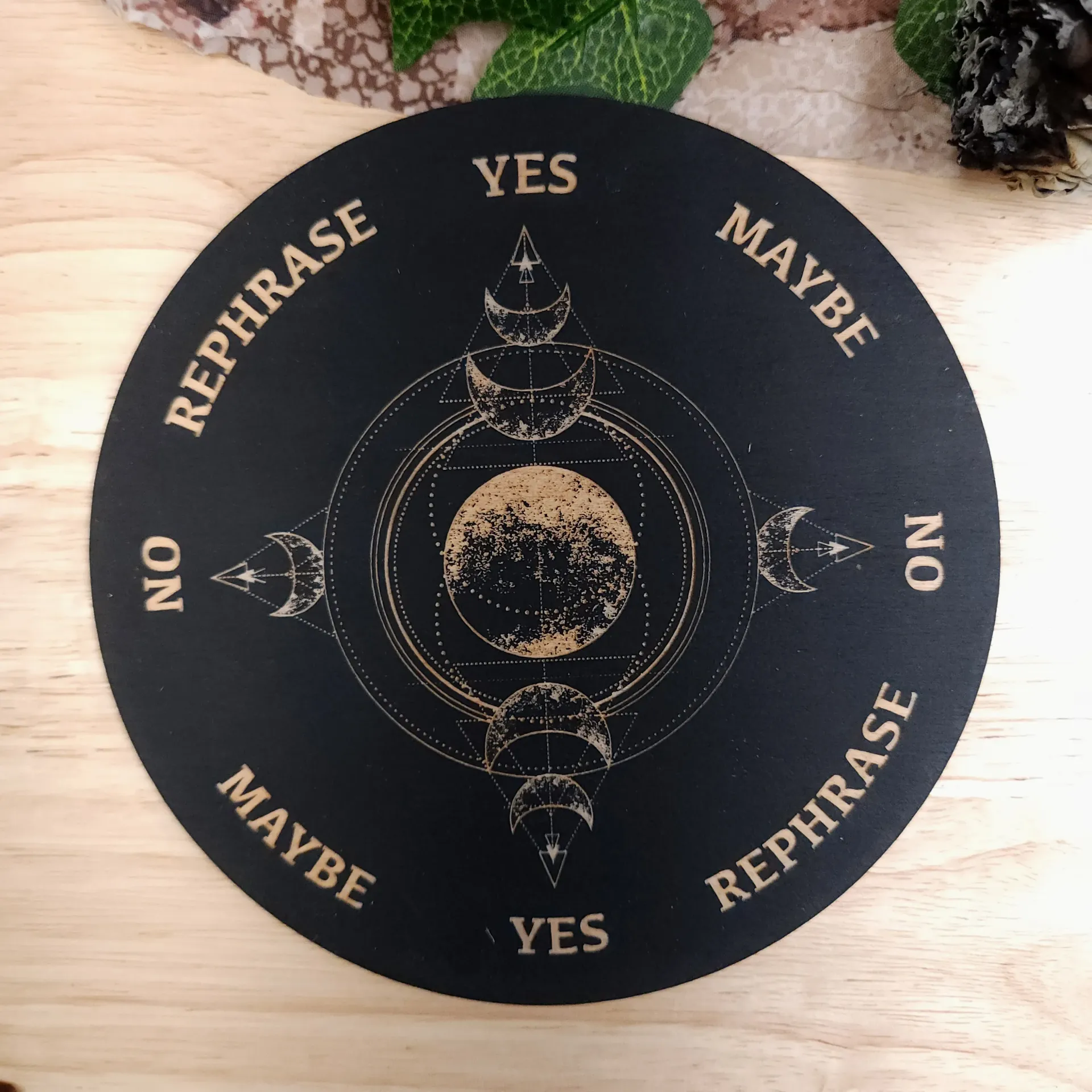 Moon Phase Pendulum Board 6 Inch