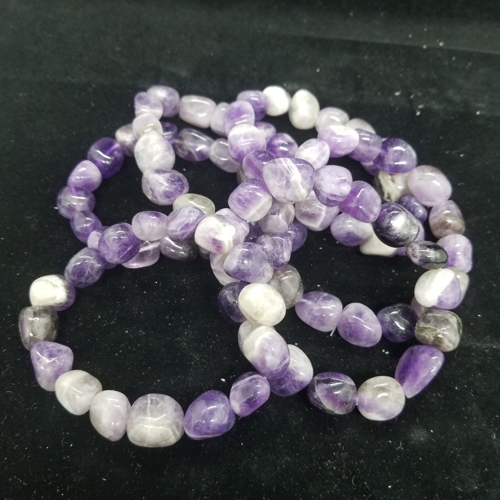 Amethyst Tumbled Stones Bracelet
